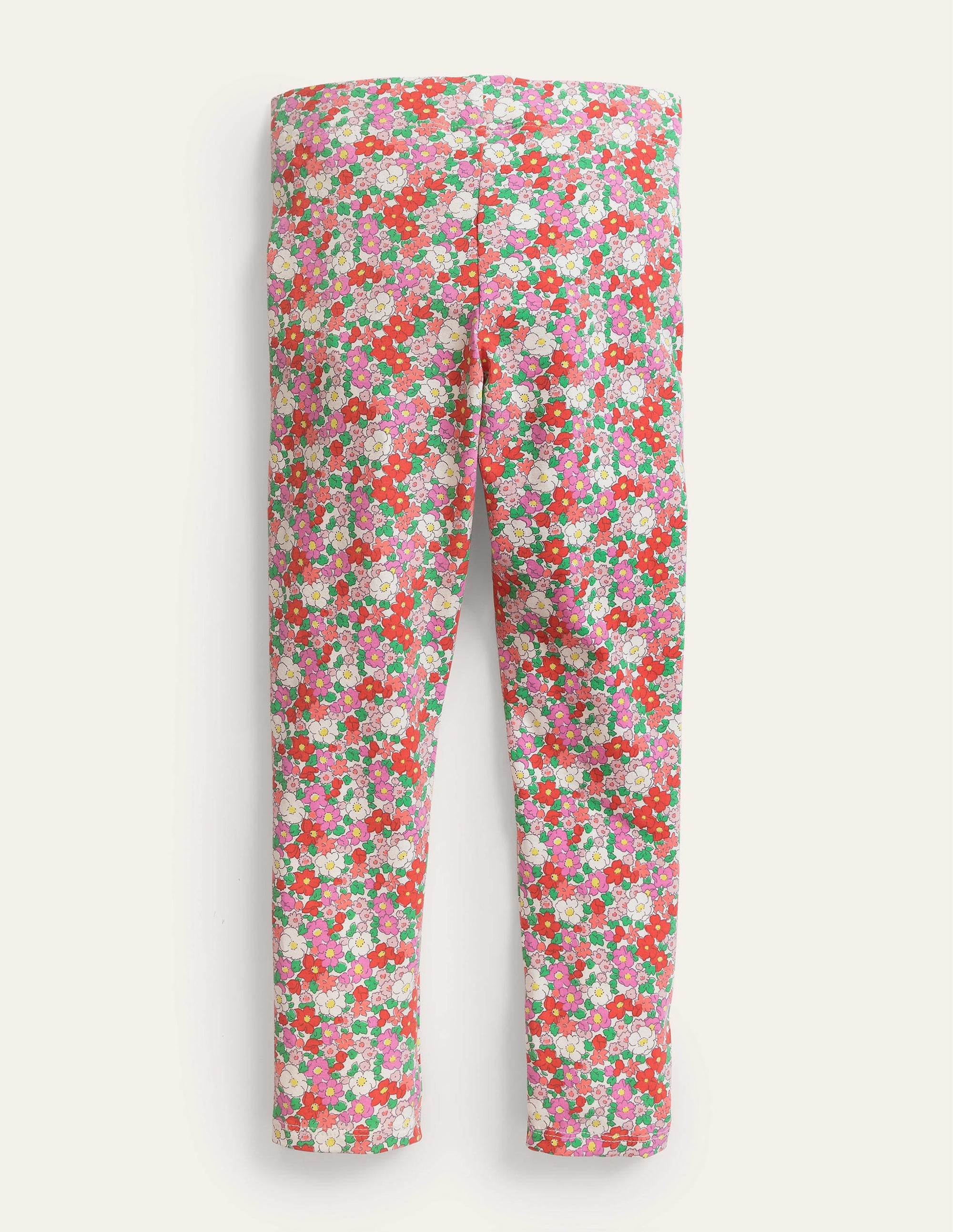 Legging fun à appliqué-Motif Flowerbed Hearts rouge confiture - Image 2