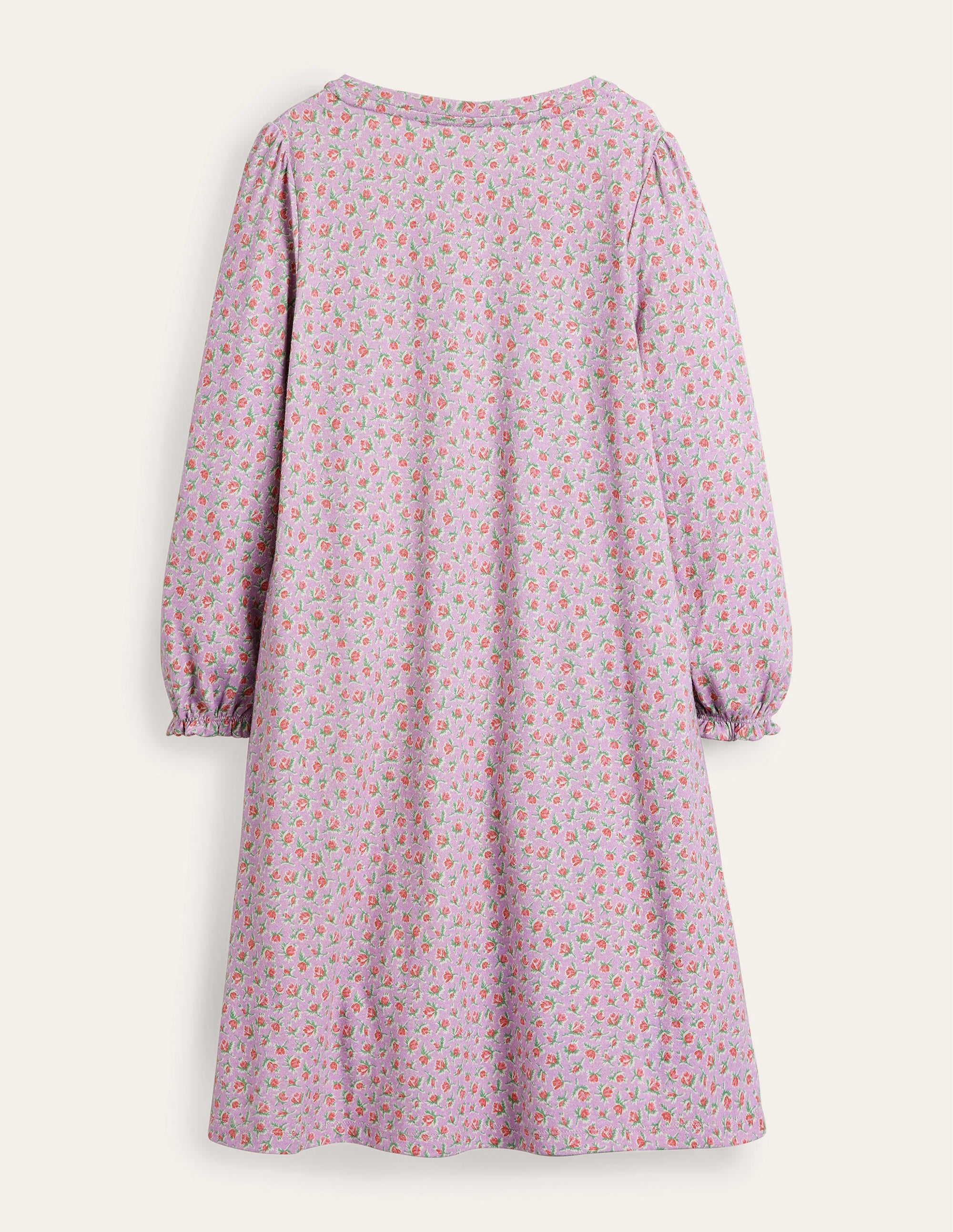 Chemise de nuit manches longues imprimée-Motif Vintage Sprig lilas - Image 2