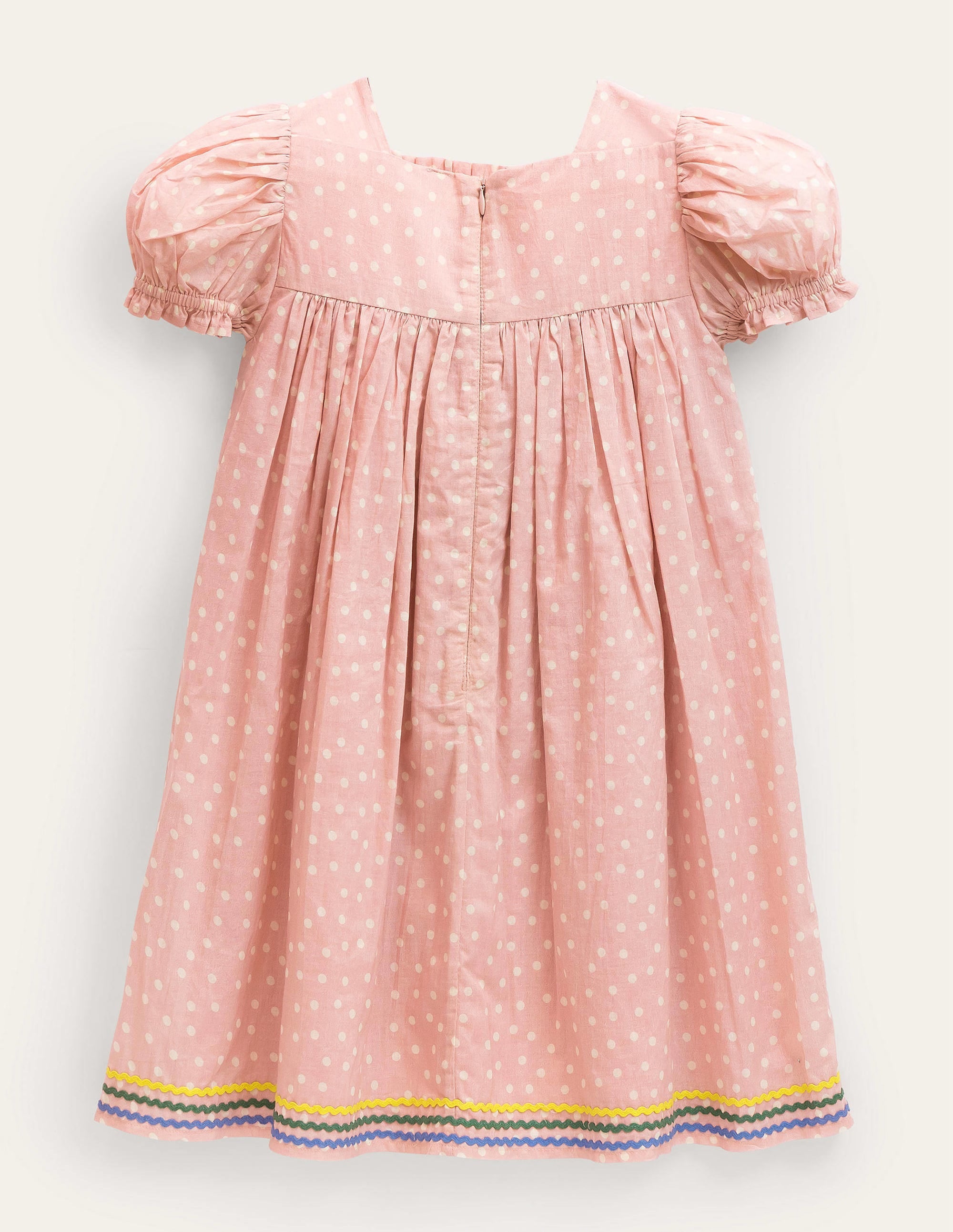 Webkleid mit Stickerei-Delfinrosa, Getupft/Blumenmuster - Image 2