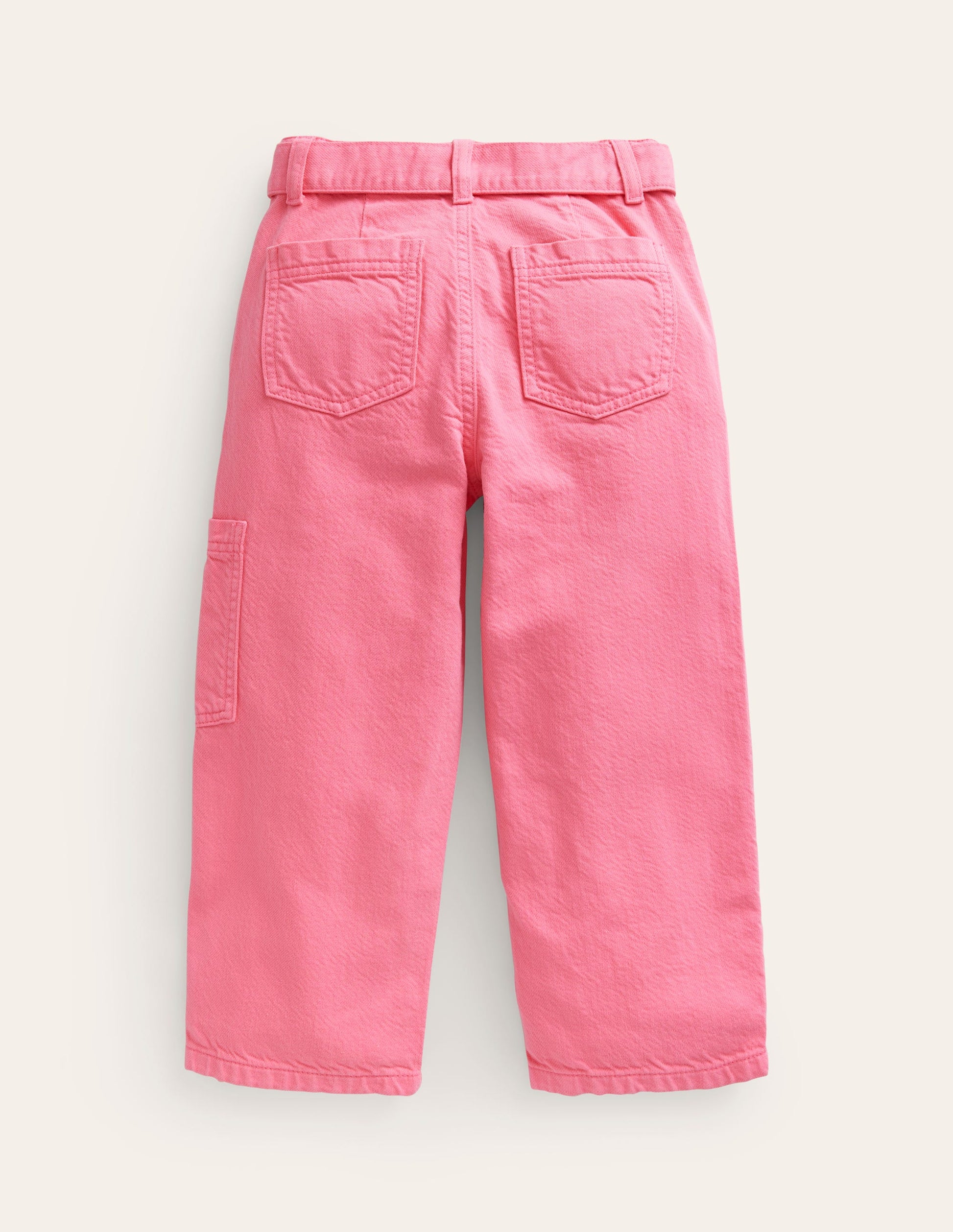 Cargohose mit Bindegürtel-Pastell-Orchideenrosa-2