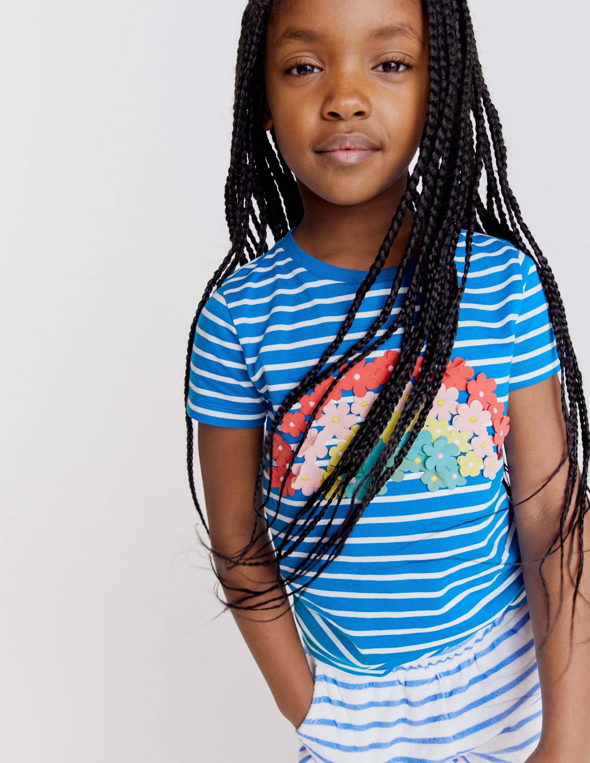 T-shirt aérien-Marina vif/ivoire - Image 5