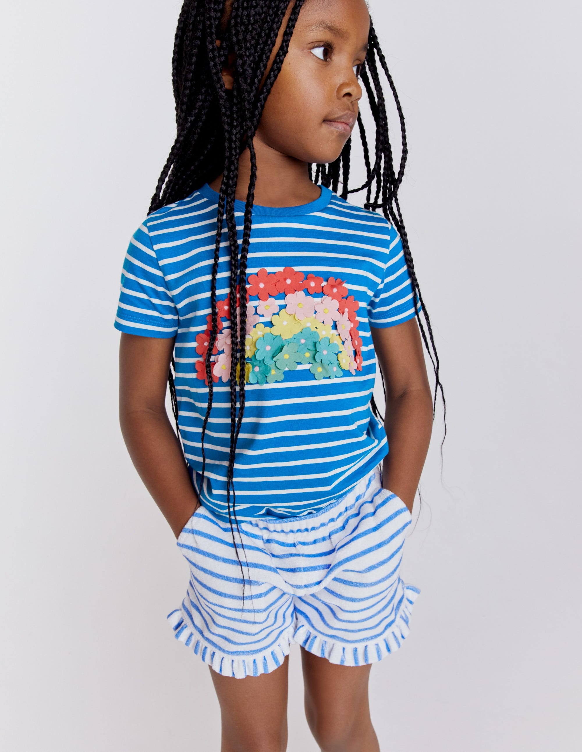 T-shirt aérien-Marina vif/ivoire - Image 7