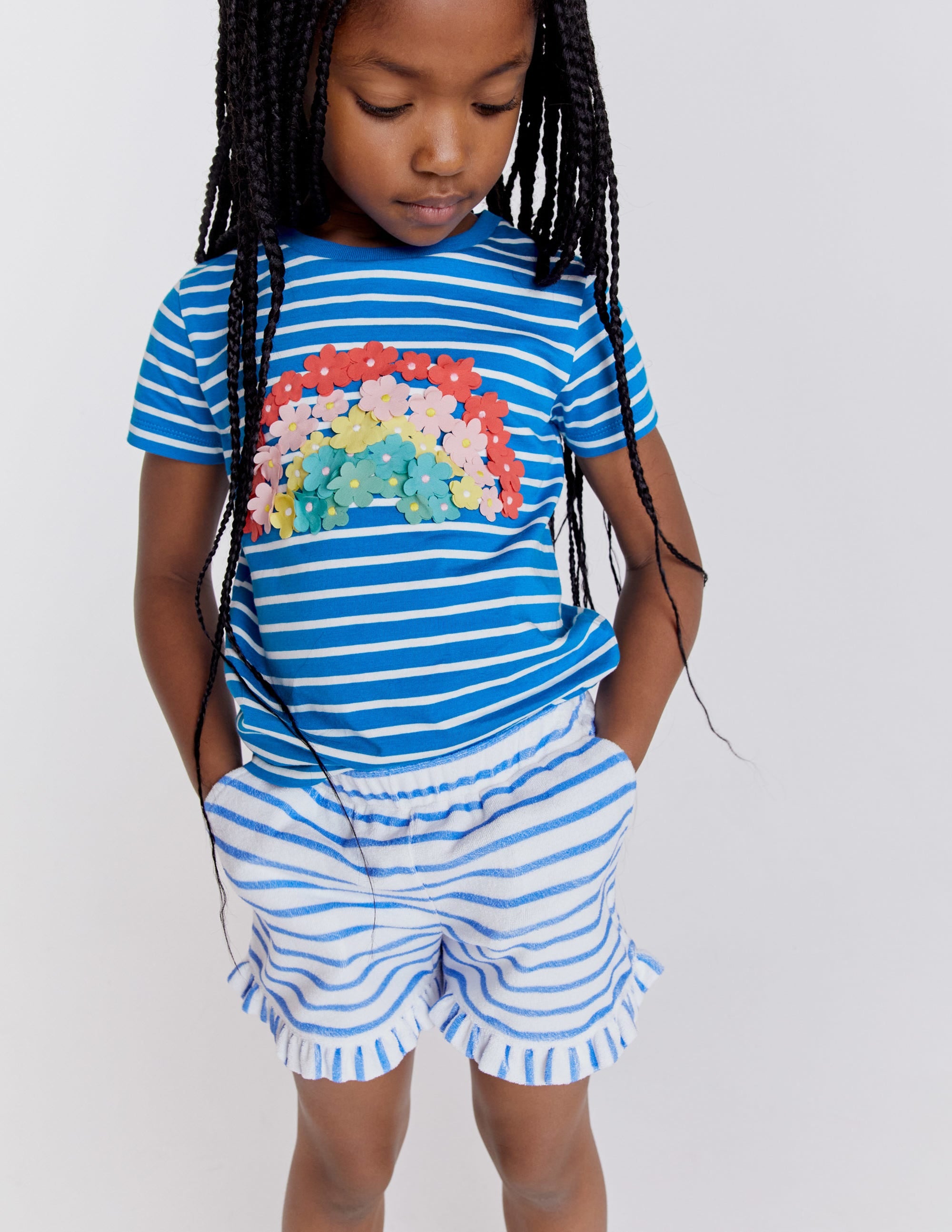 T-shirt aérien-Marina vif/ivoire - Image 8