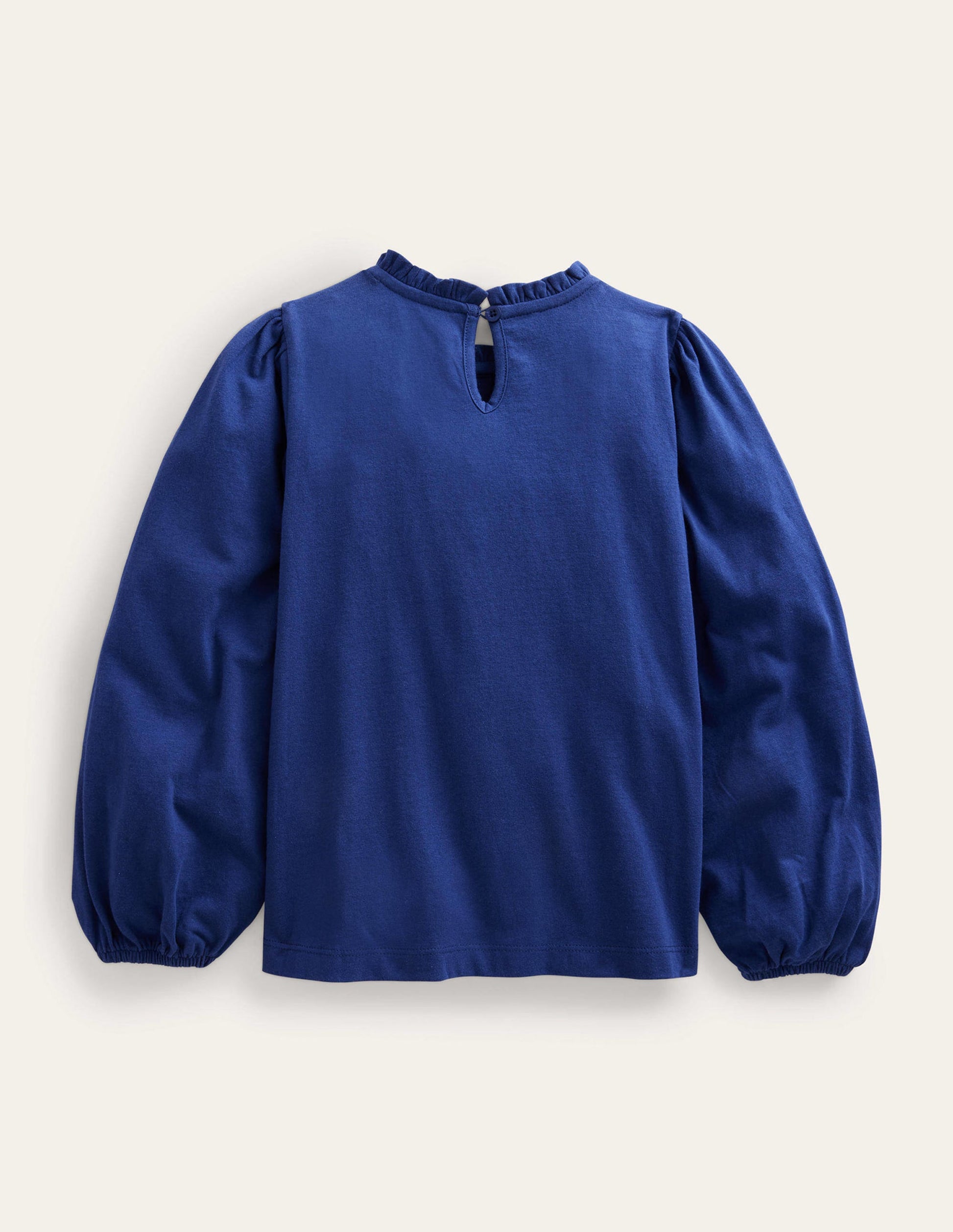 Top en jersey et dentelle-Bleu tribord-2