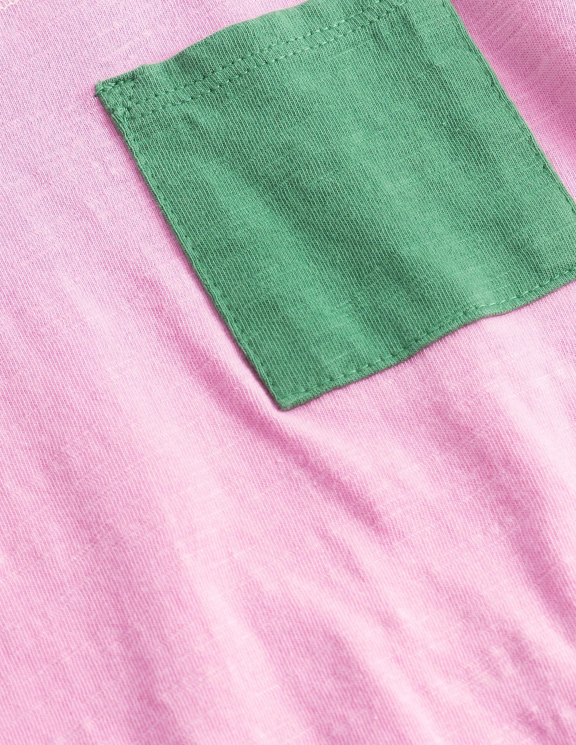 T-shirt colourblock-Rose mousseline lilas - Image 3