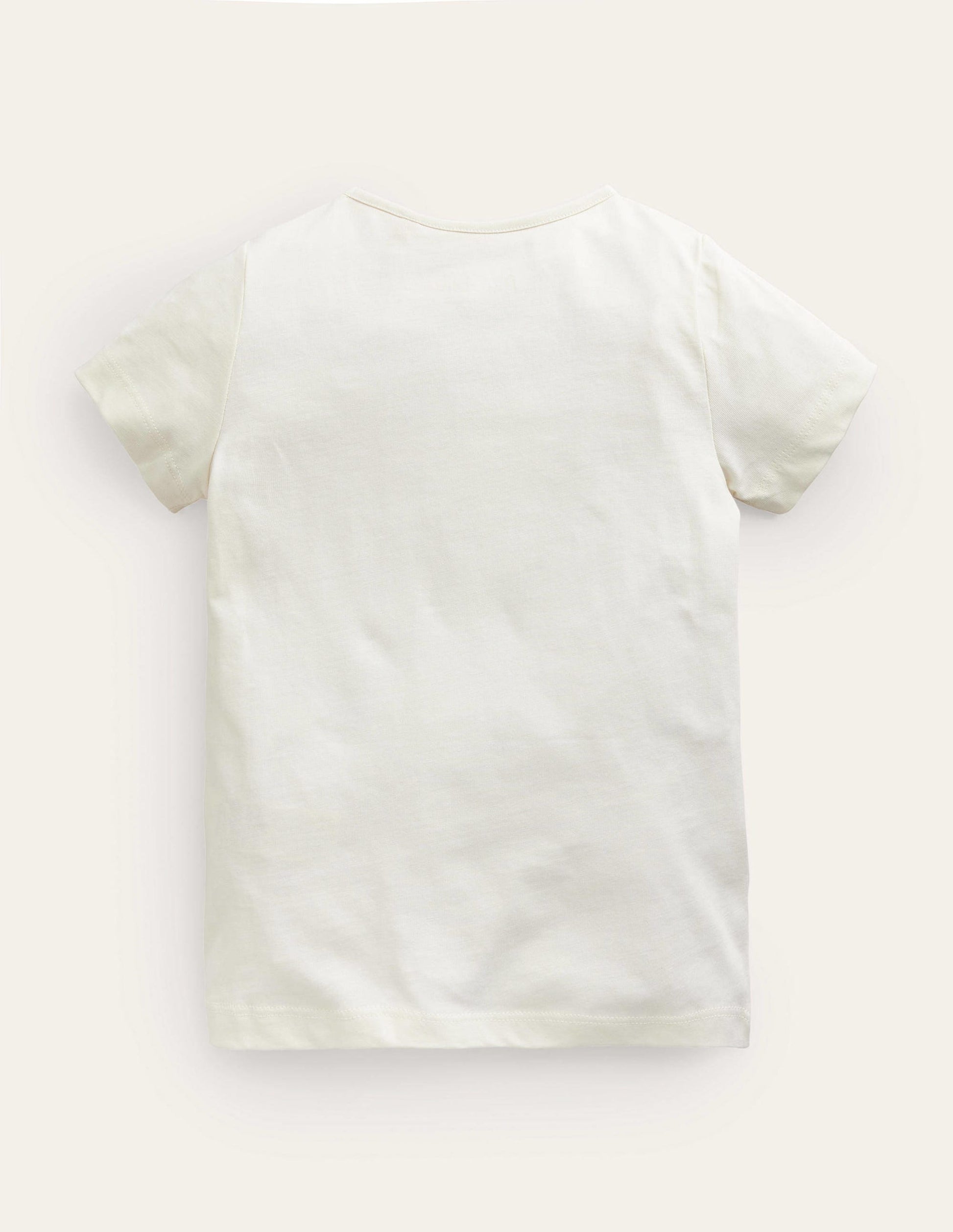 Printed Graphic T-Shirt-Ivory Super Natural-2