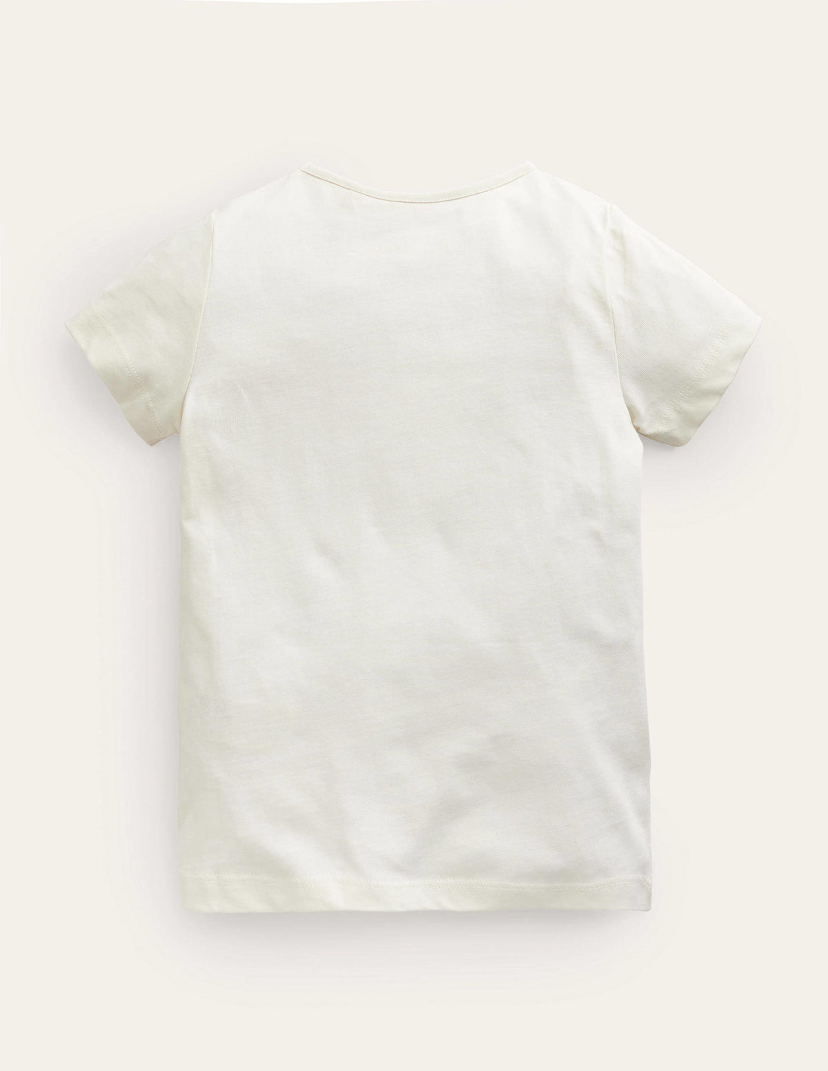 Printed Graphic T-Shirt-Ivory Super Natural - Image 2