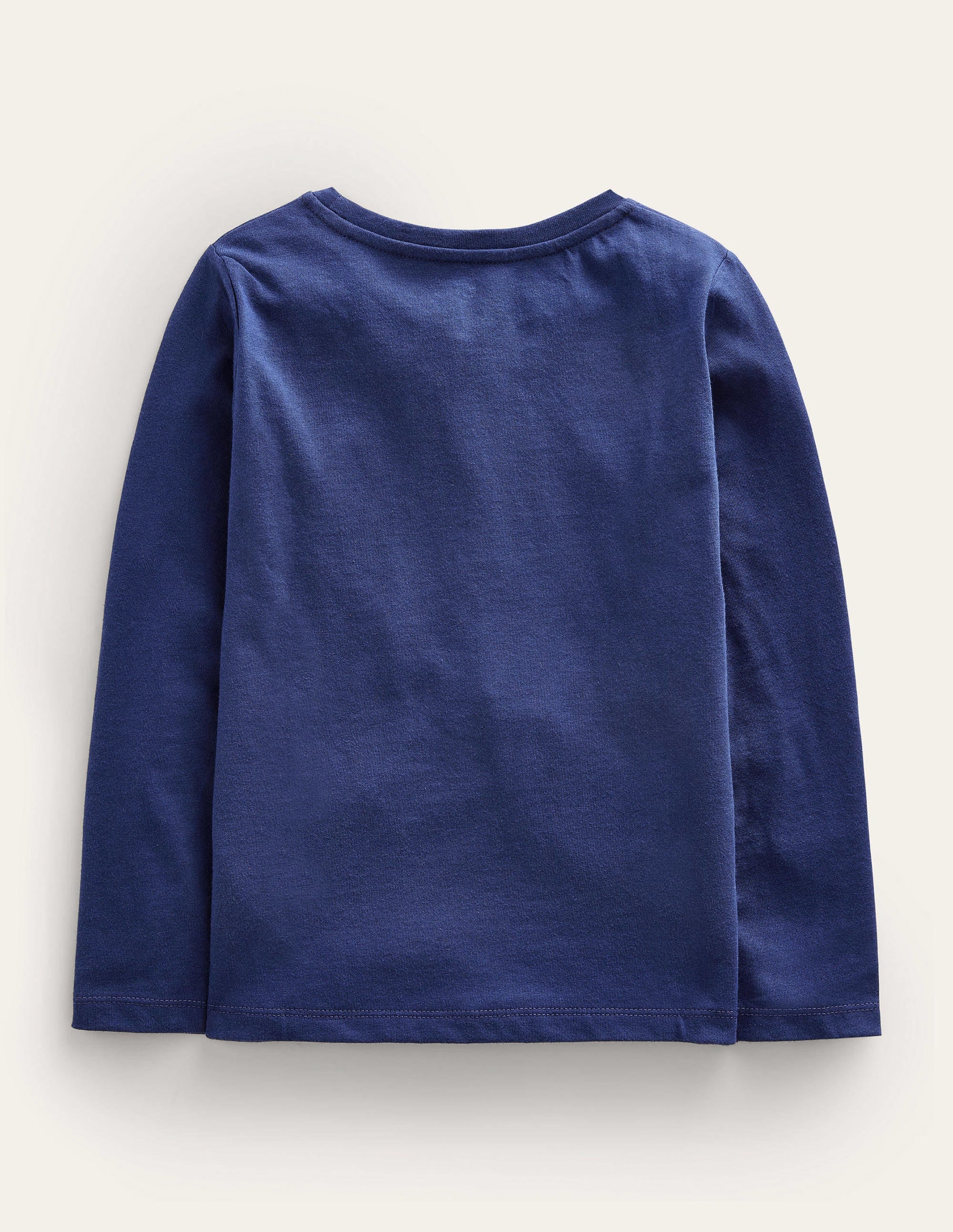 Top à manches longues et appliqué-Cheval bleu tribord - Image 2