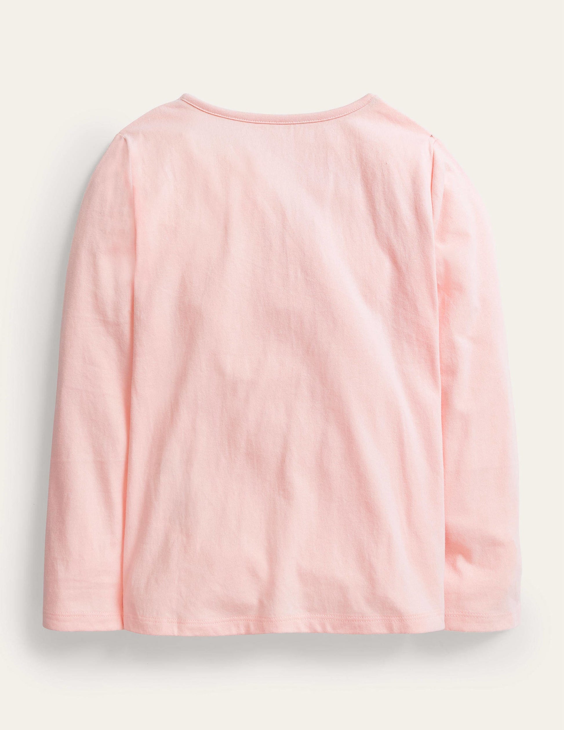 Long Sleeve Appliqué Top-Pink Guinea Pig-2