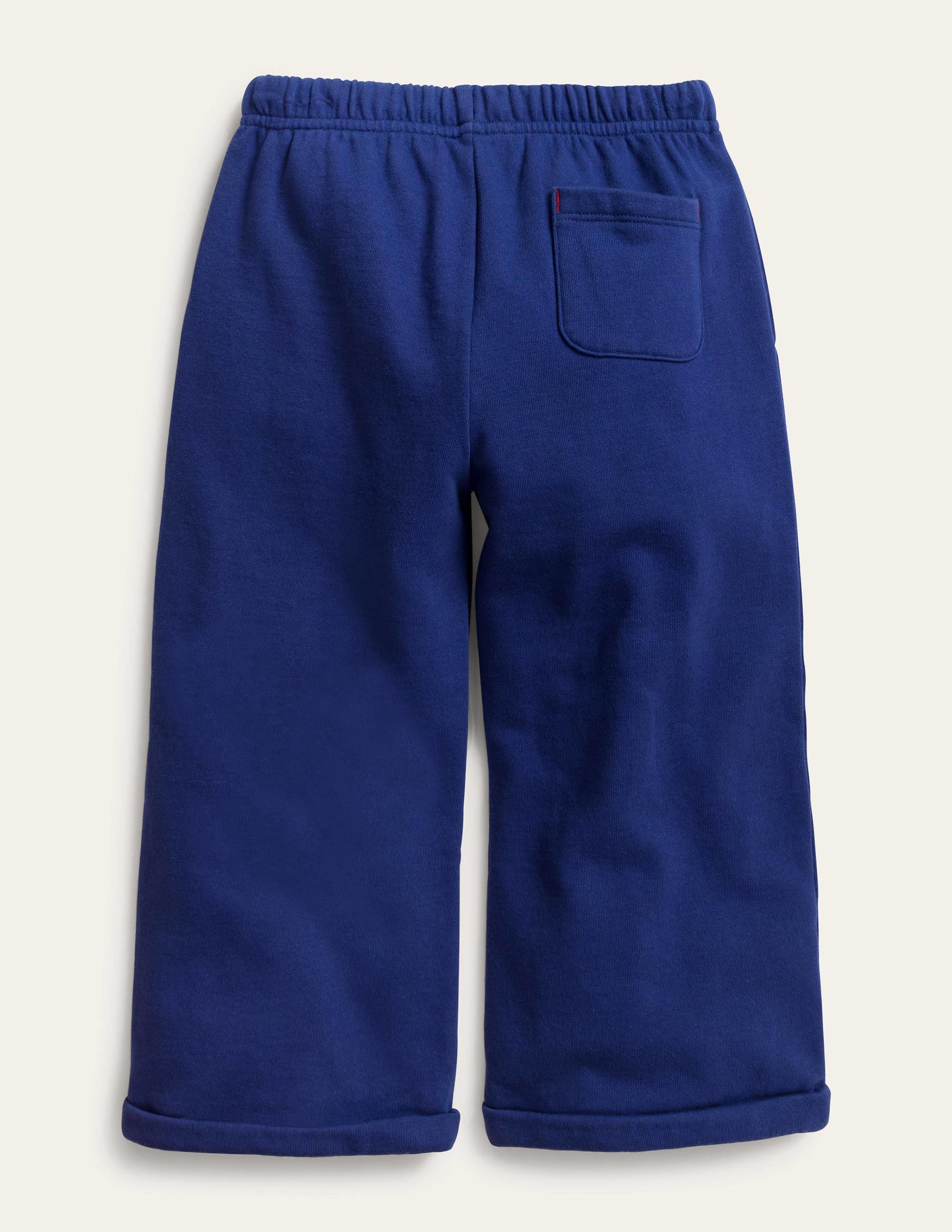 Wide Leg Embroidered Trousers-Starboard Blue - Image 2