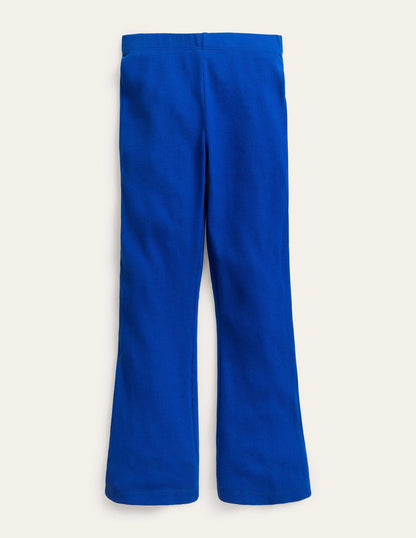 Ausgestellte Jersey-Leggings-Hellblau-1