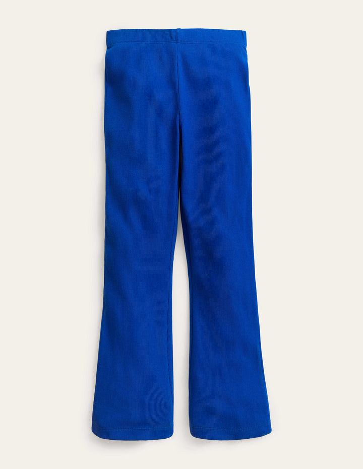 Jersey Kick Flare Leggings-Bright Blue