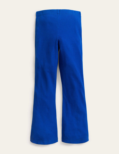 Ausgestellte Jersey-Leggings-Hellblau-2