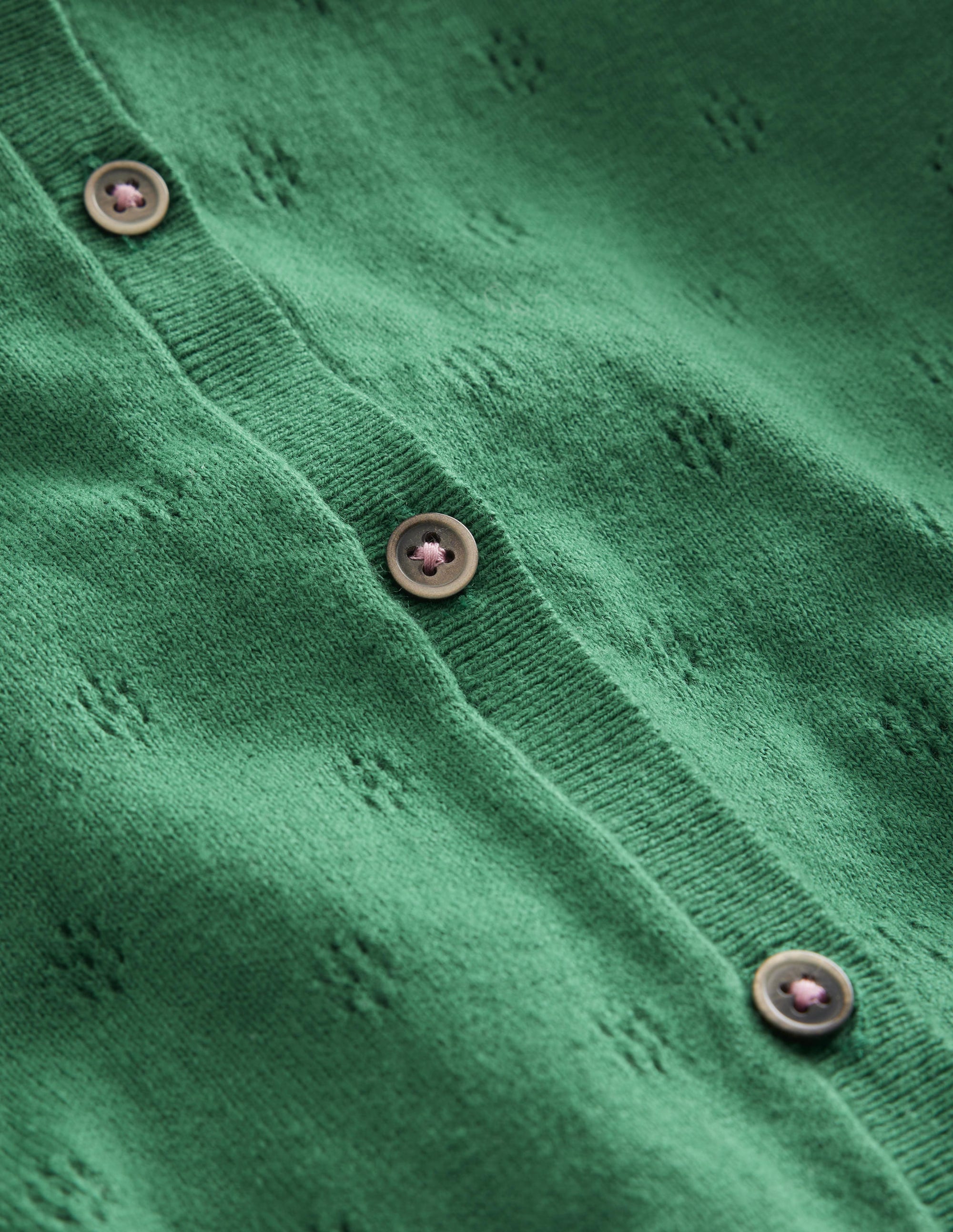 Cardigan en coton et cachemire-Clairière ombragée - Image 3