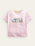 T-shirt à imprimé graphique-Motif Hope rose français