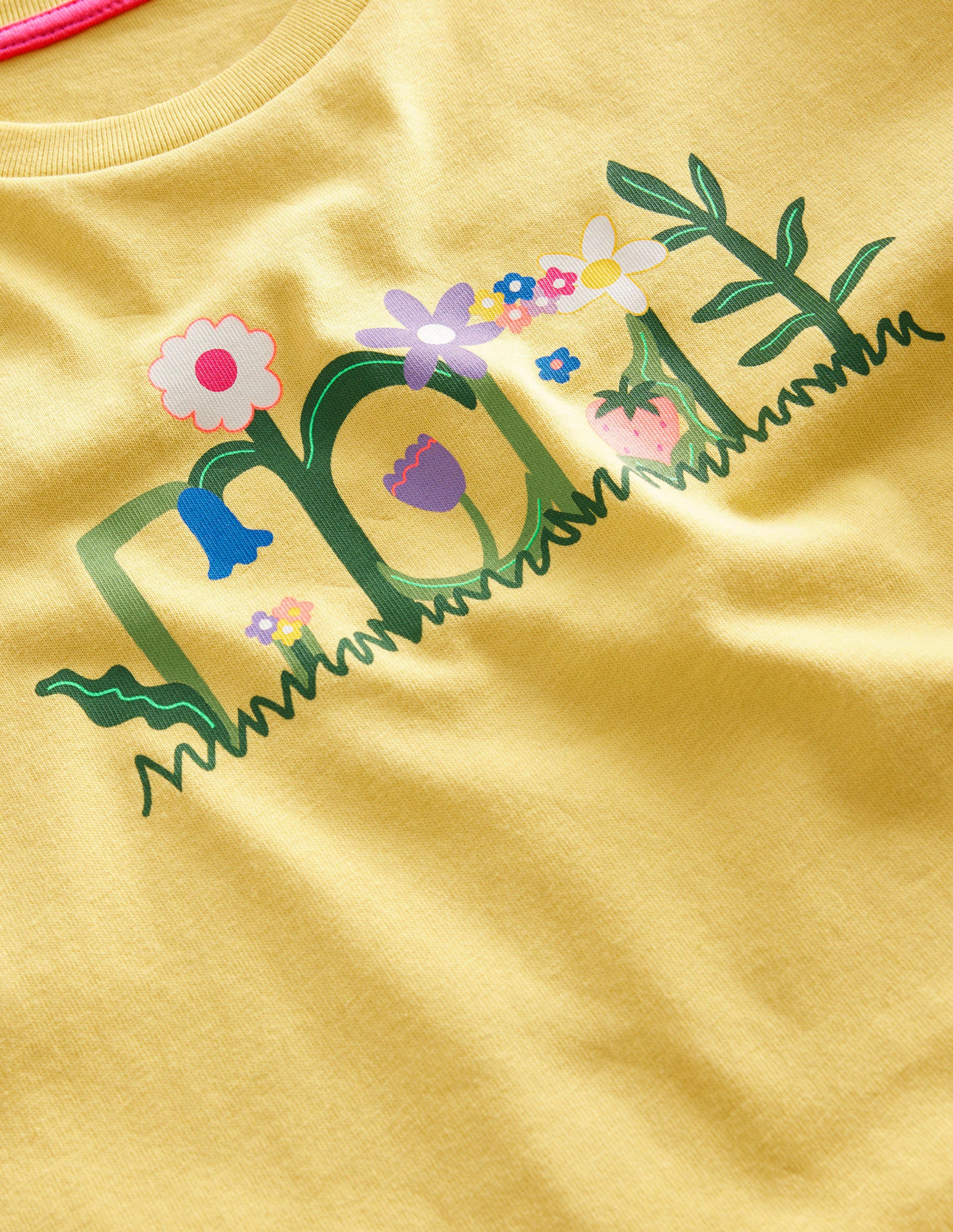 T-shirt à imprimé graphique-Motif Hope citron tendre - Image 3