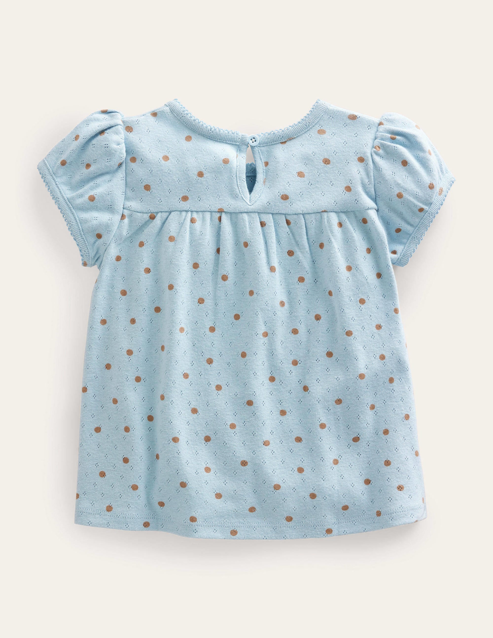 Pointelle-Oberteil-Surfblau - Image 2