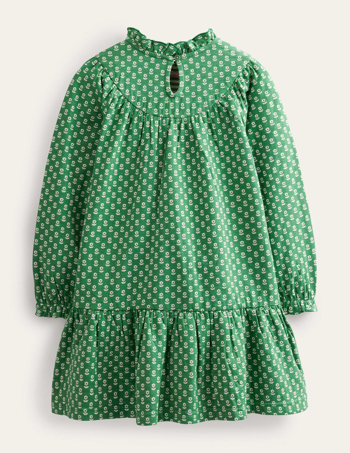 Leichtes Sweatshirtkleid-Berggrün, Blumen - Image 2