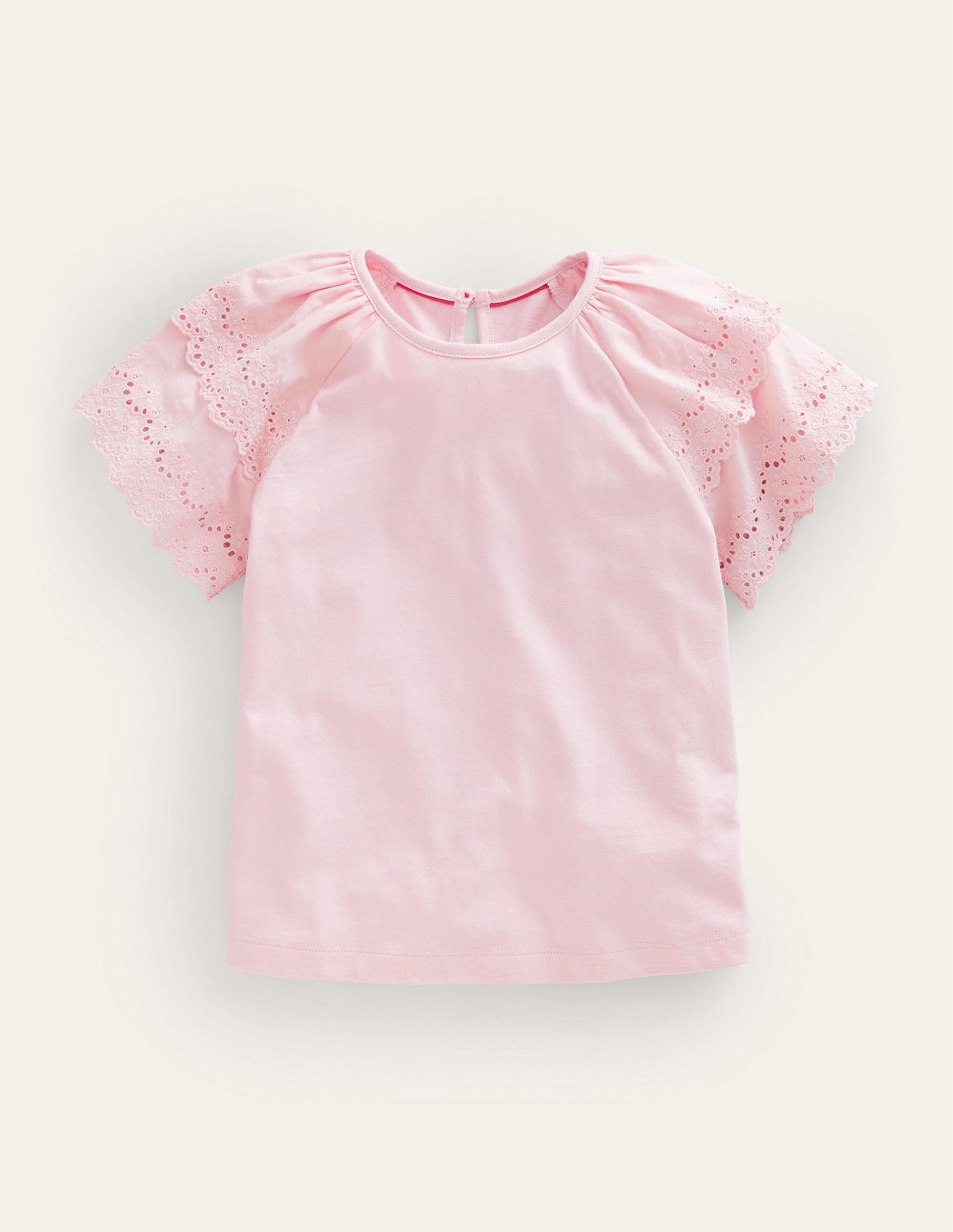 Mix-T-Shirt mit Stickerei-Delfinrosa - Image 1