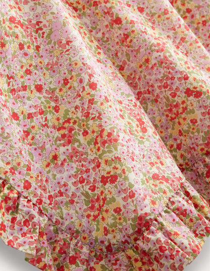 Poncho-Hoodie aus Frottee-Frühlingsblumen-7