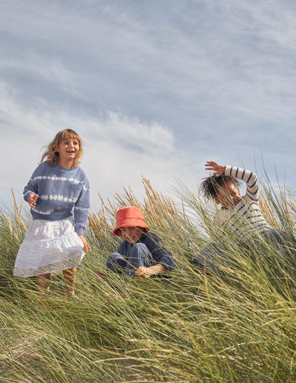 Pullover im maritimen Stil-Ecru Meliert, Gestreift-6