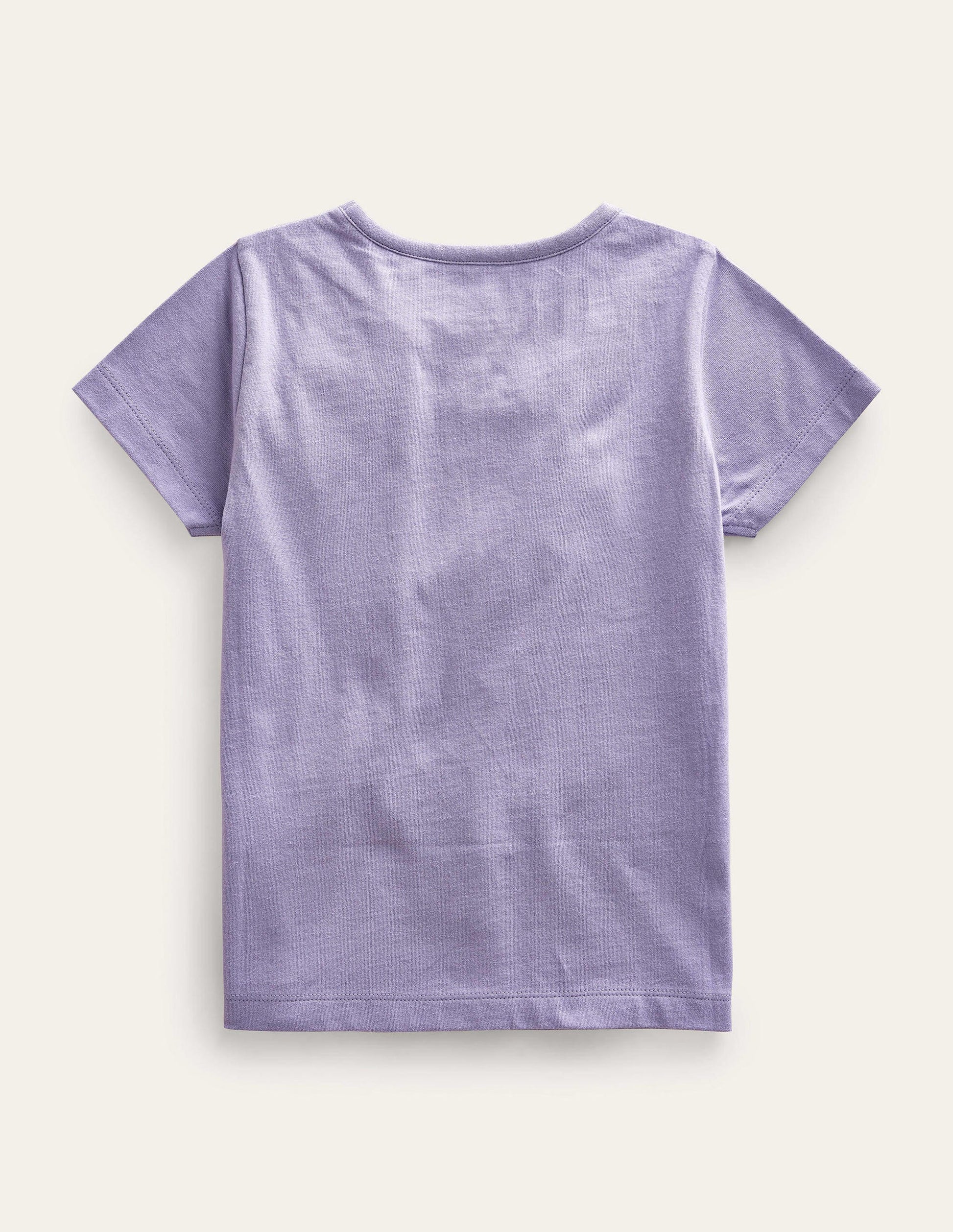 T-Shirt mit Superstitch-Logo-Nebliges Lavendellila, Häschen-2