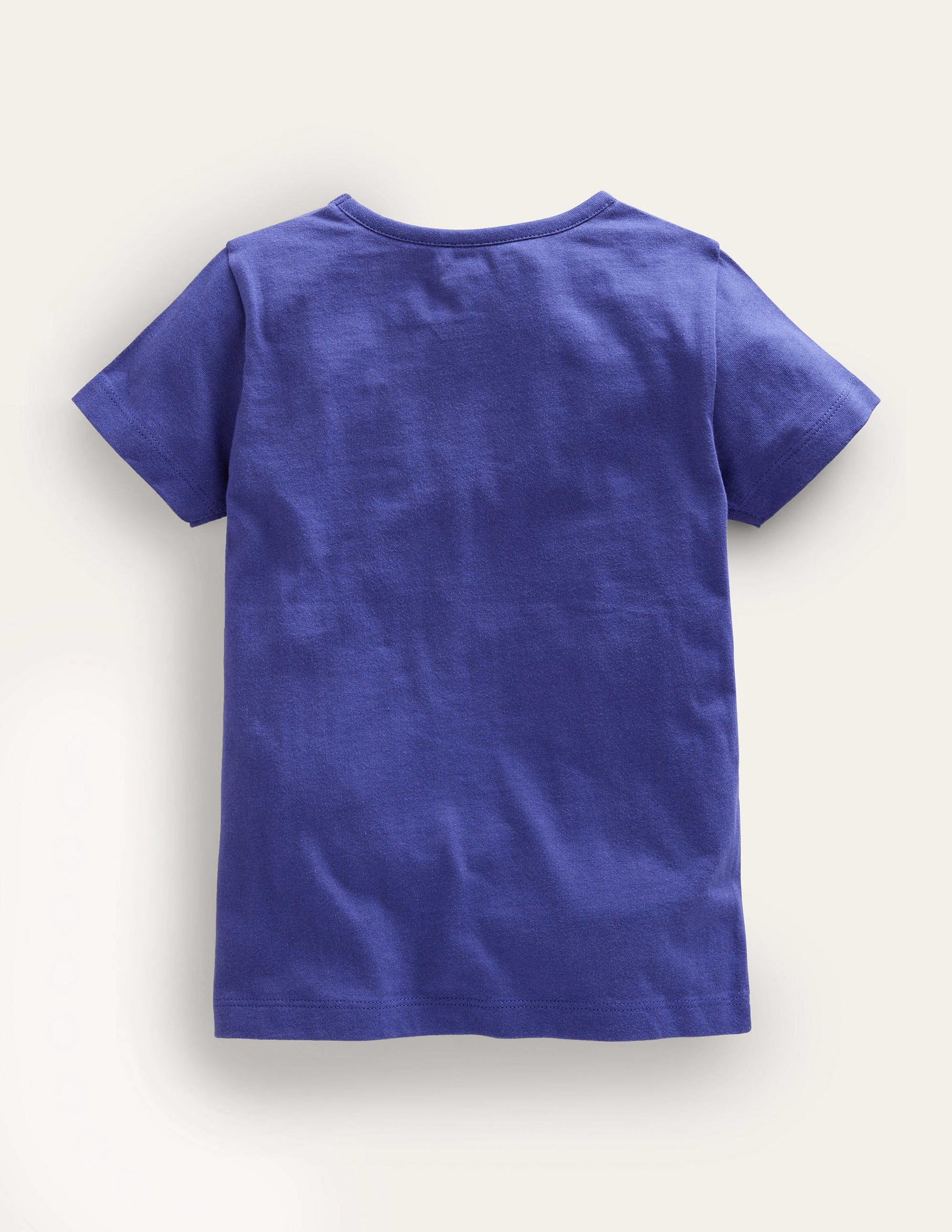 T-Shirt mit Superstitch-Logo-Segelblau, Katze-2