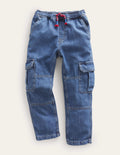 Jean cargo-Denim vintage moyen