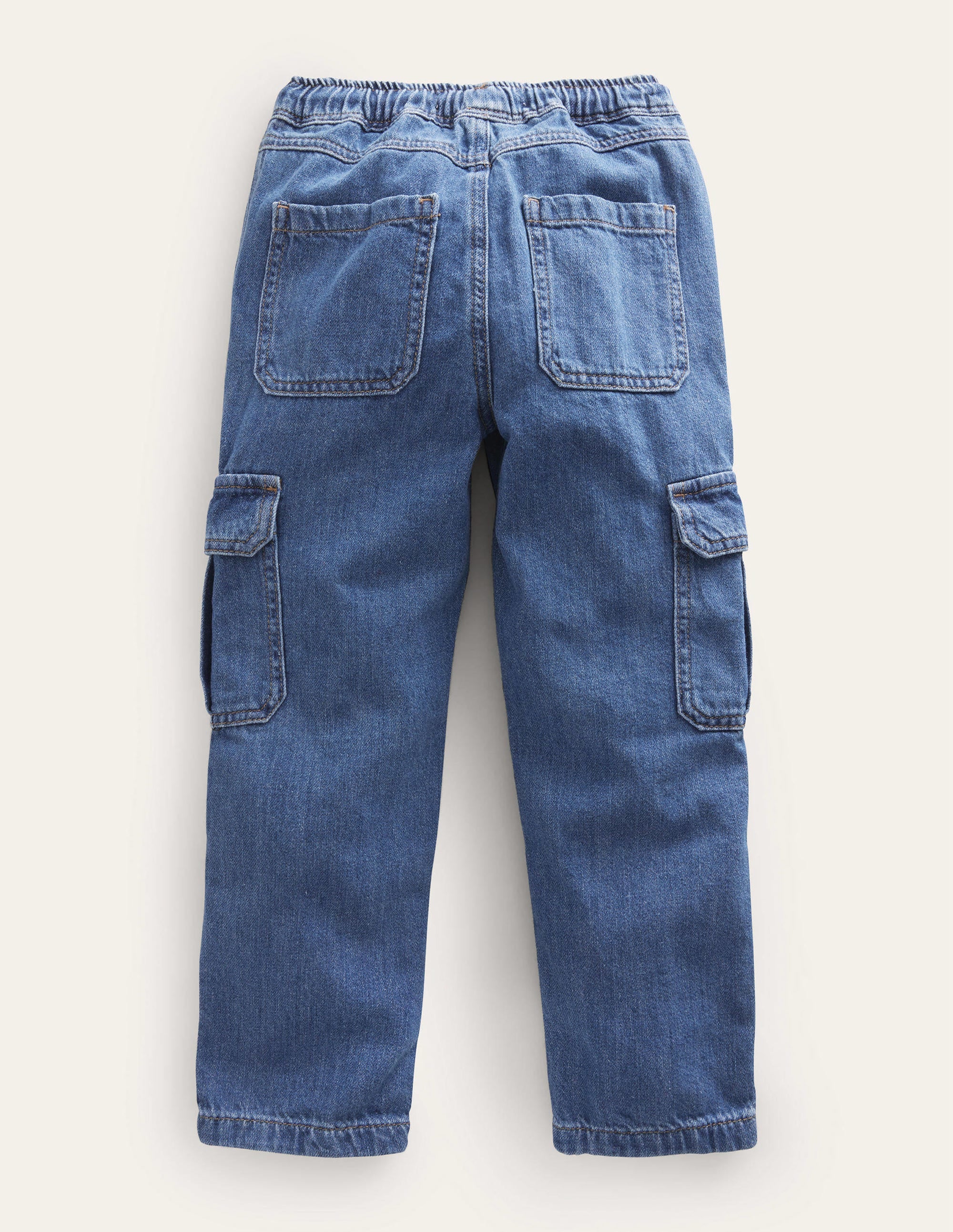 Jean cargo-Denim vintage moyen - Image 2