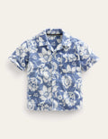 Towelling Shirt-Soft Starboard Floral