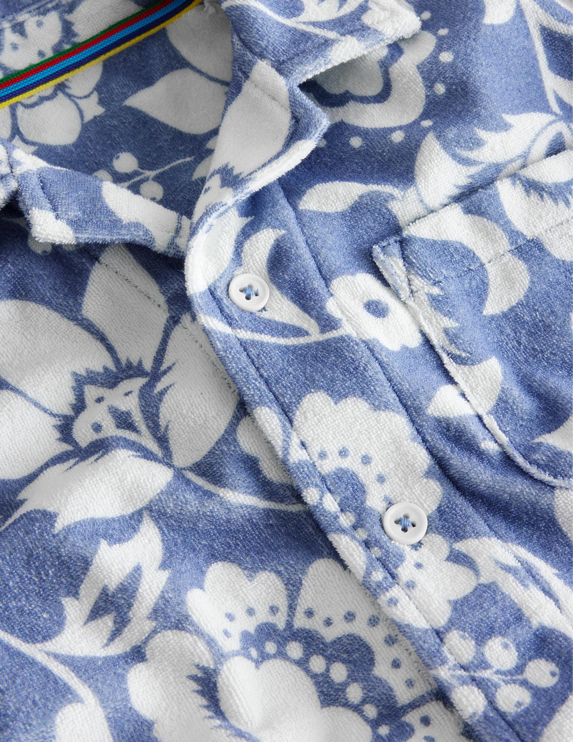 Towelling Shirt-Soft Starboard Floral - Image 3
