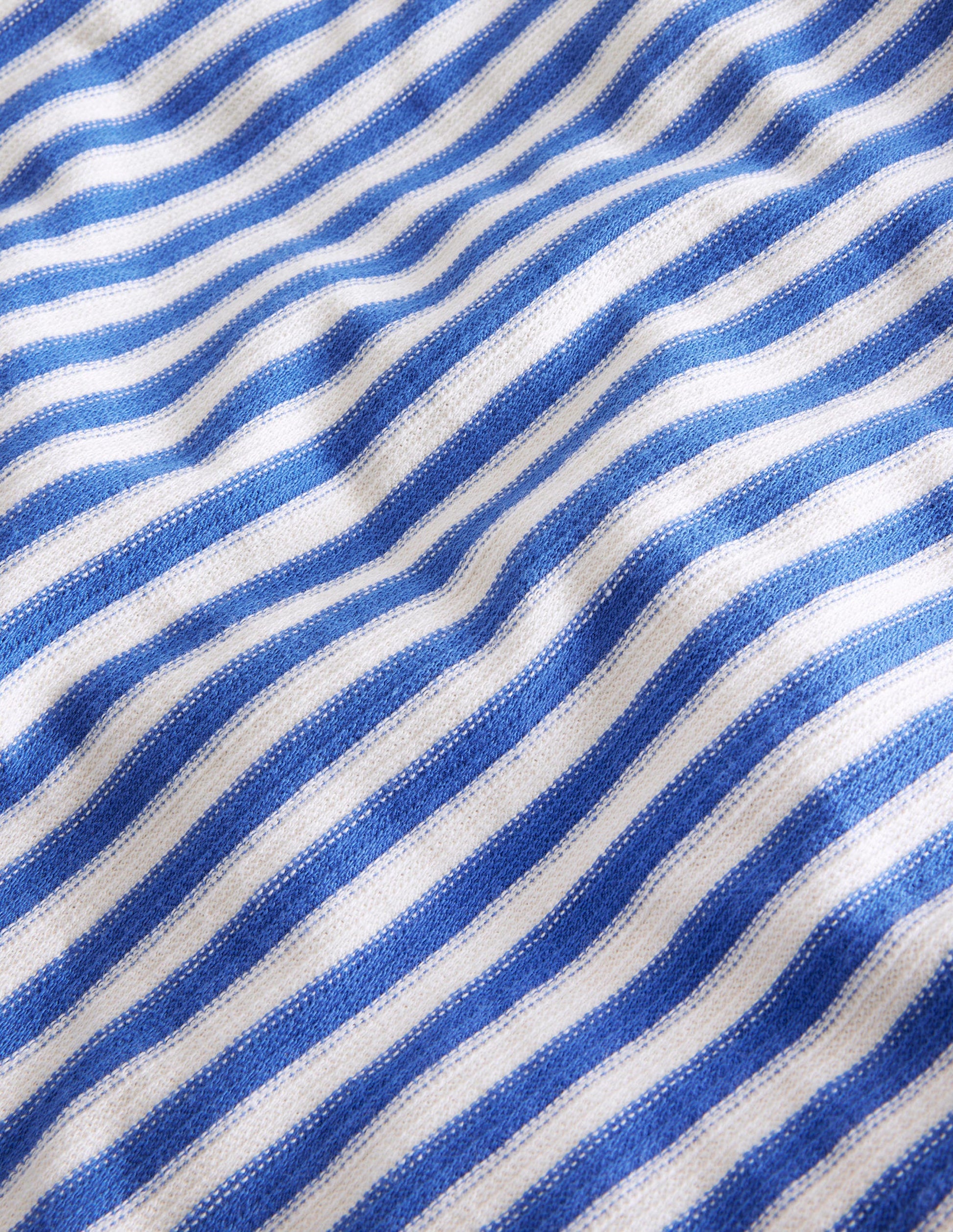 Strukturiertes Bretonshirt-Dunkelblau/Weiß-3