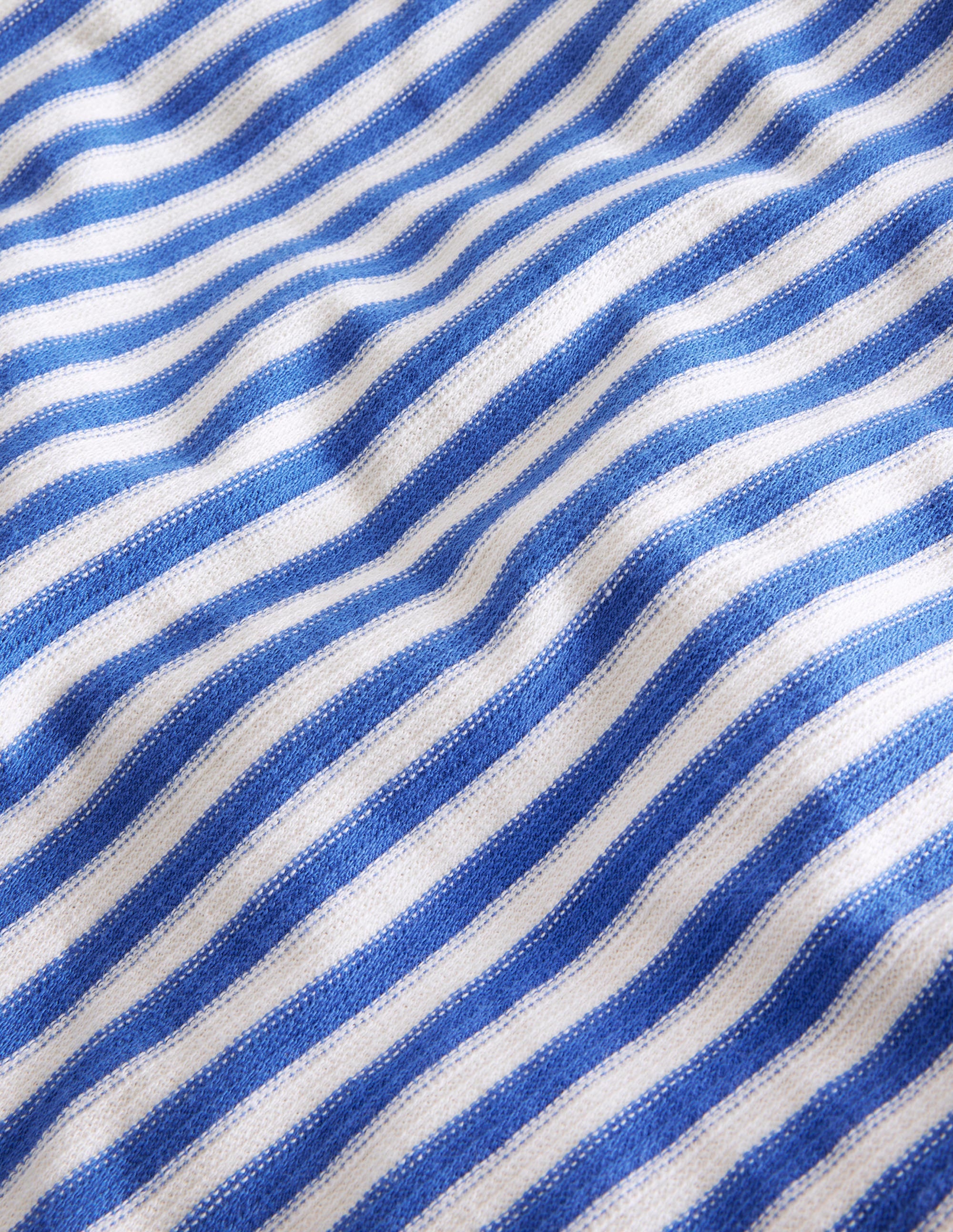 Strukturiertes Bretonshirt-Dunkelblau/Weiß - Image 3