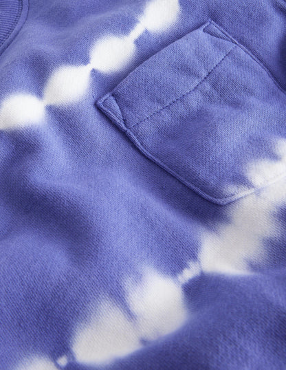 Tie Dye Sweatshirt-Blue/Ivory-4