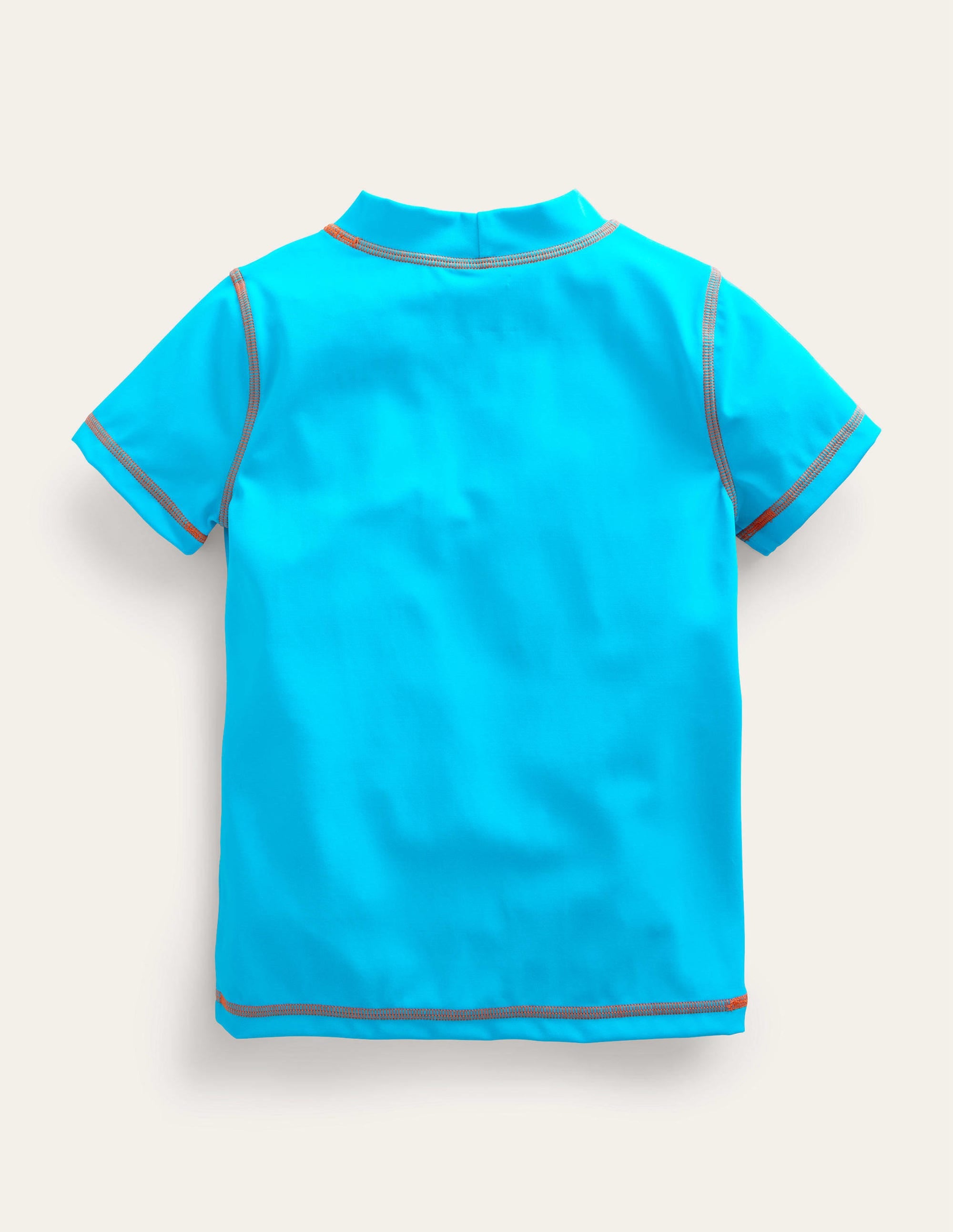 Kurzärmliges Badeshirt-Karibikblau - Image 2
