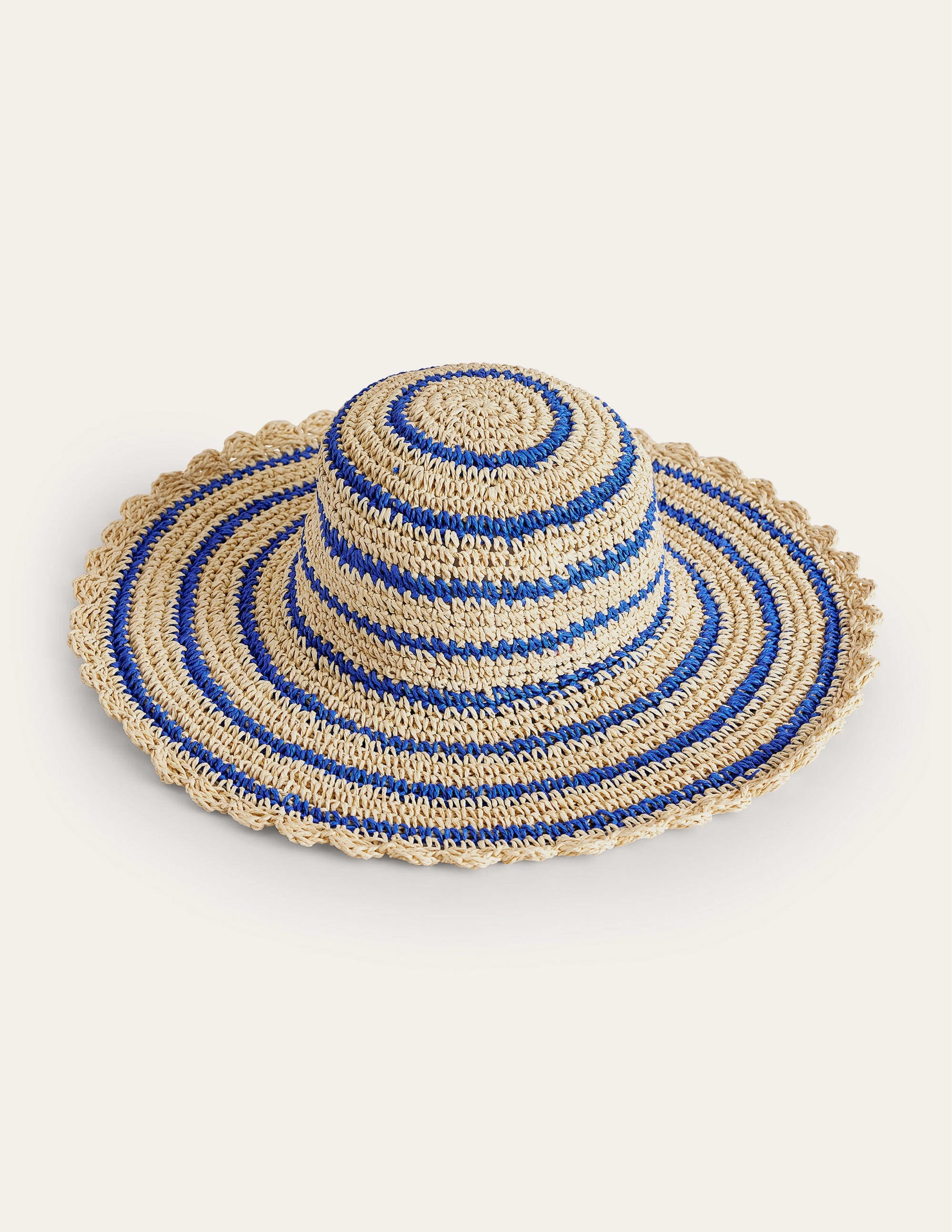 Twisted Straw Hat-Natural - Image 1