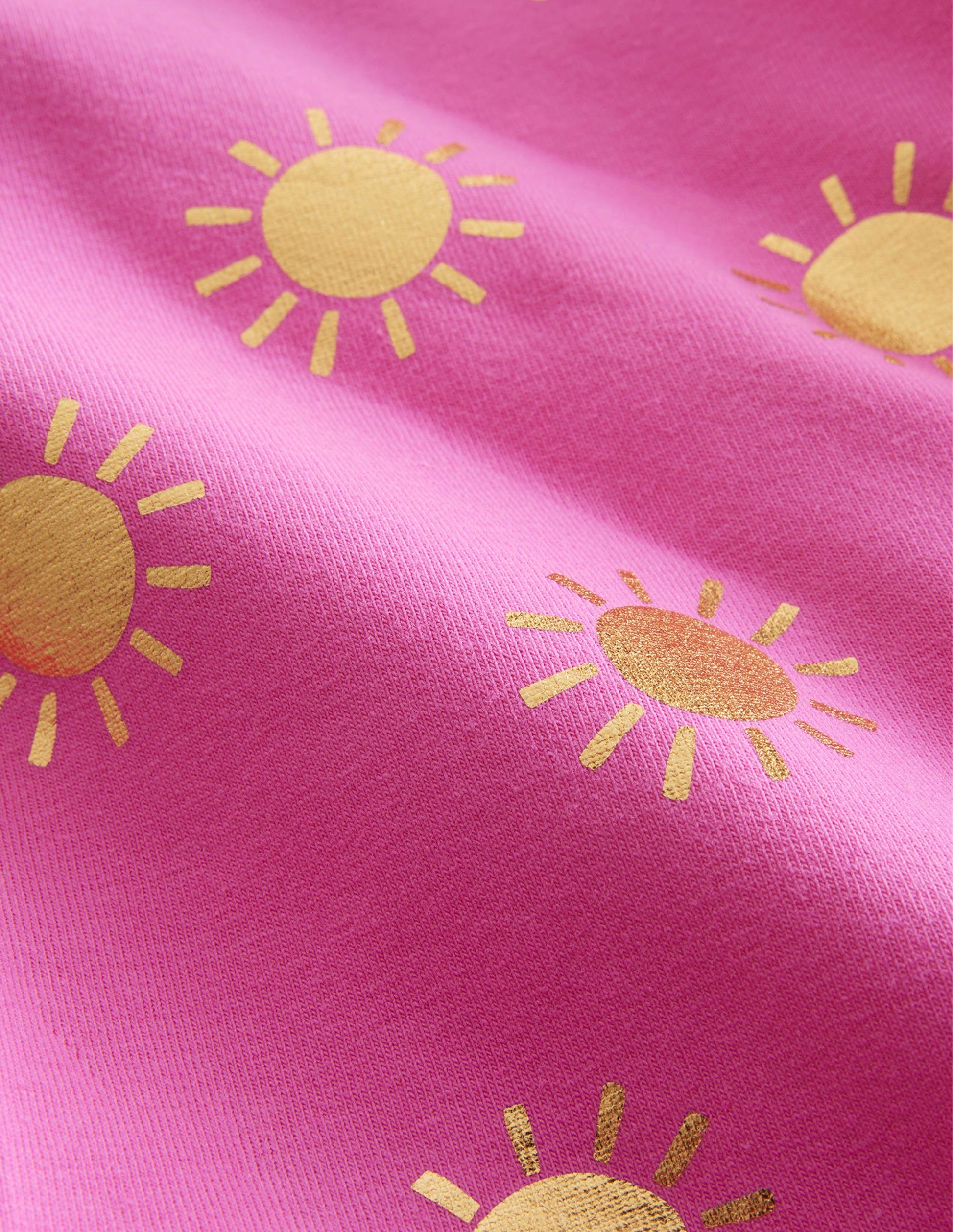 Legging fun-Rose bonheur/soleils dorés-3
