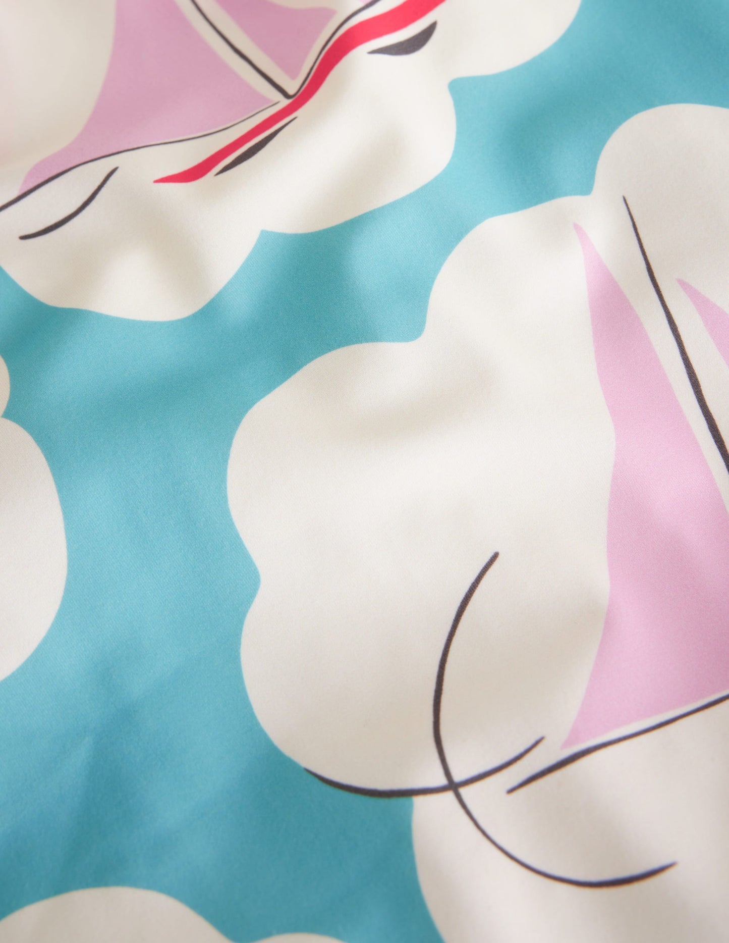 Maillot de bain imprimé croisé dans le dos-Imprimé yacht