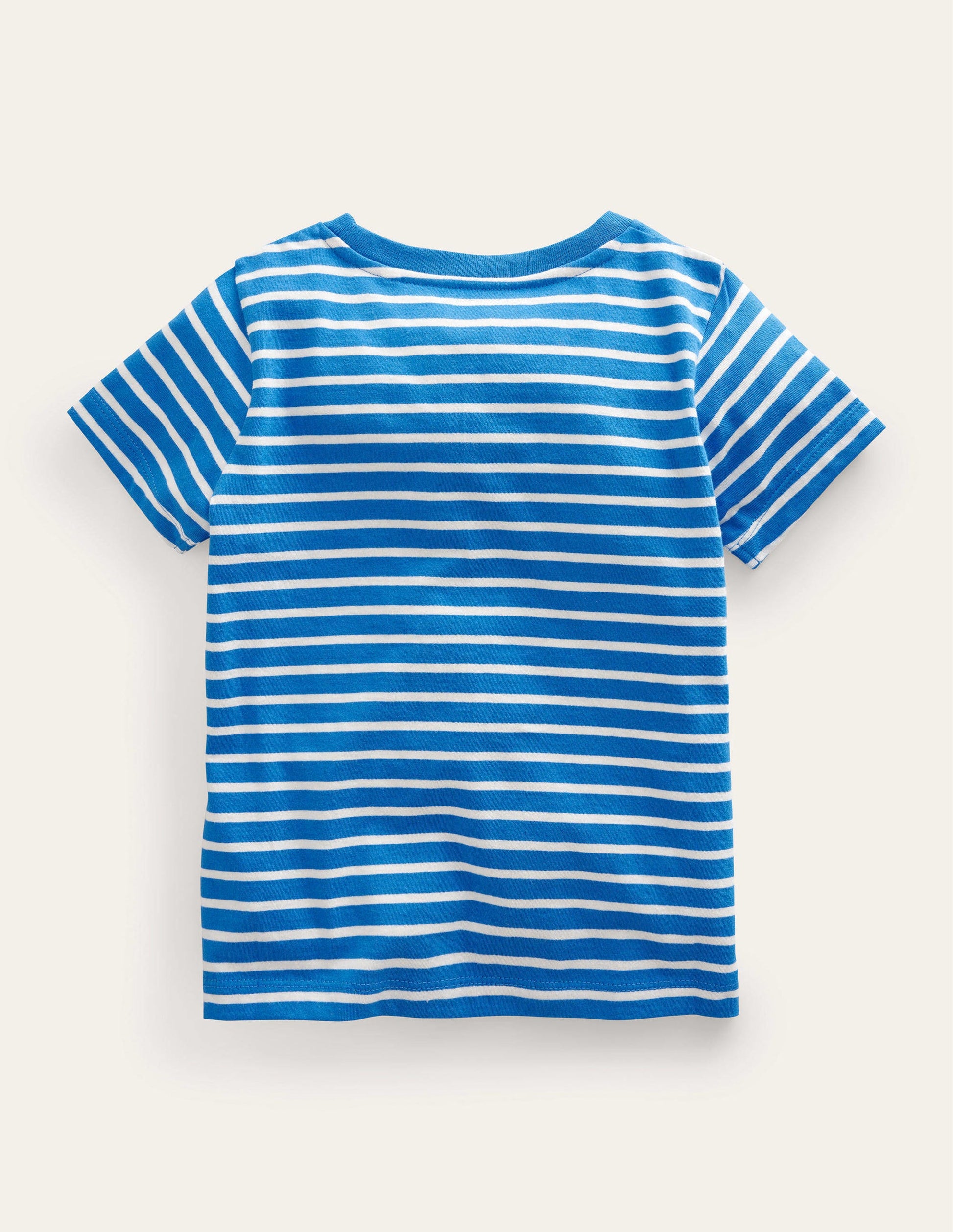 T-shirt aérien-Marina vif/ivoire-2