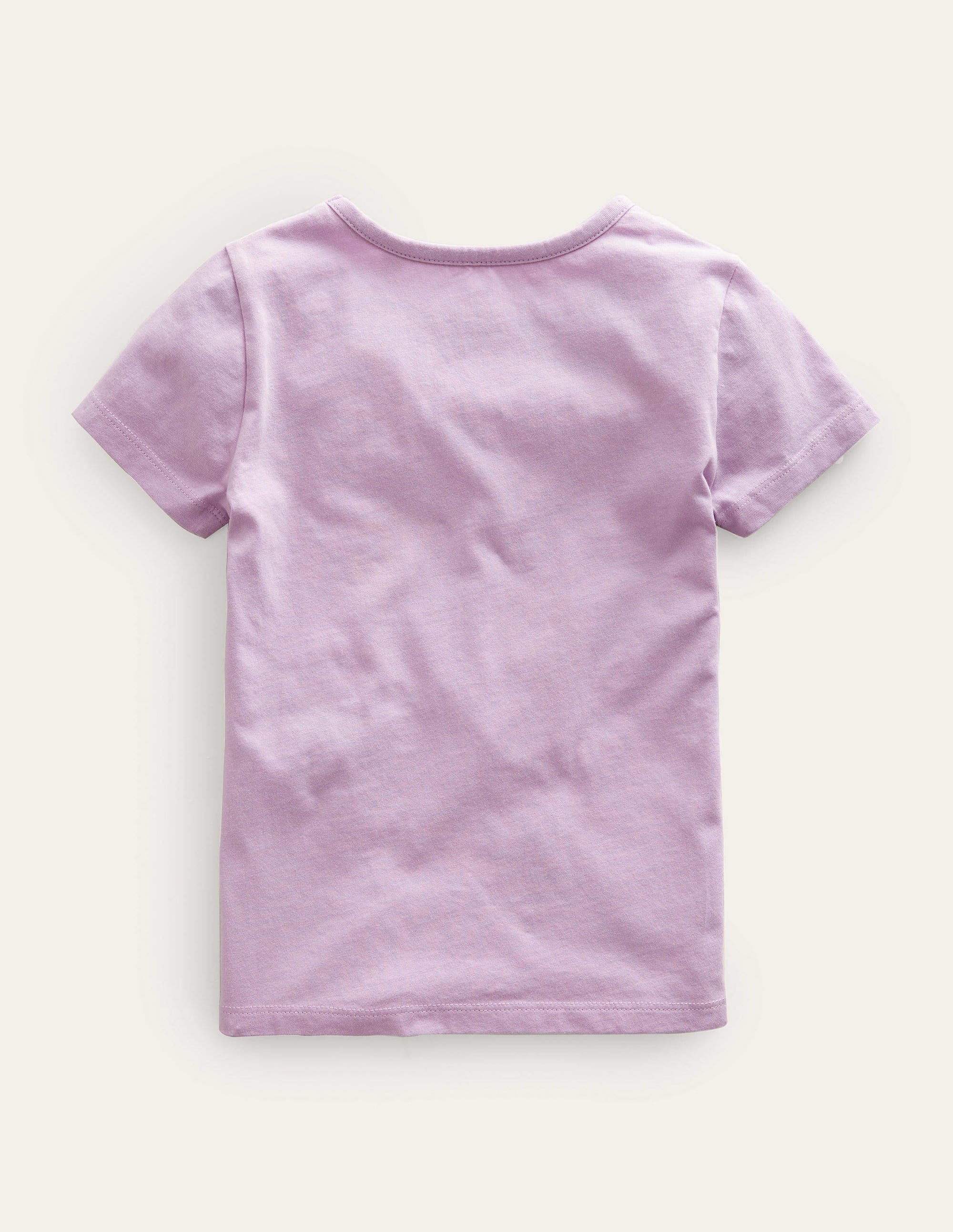 Oberteil mit grafischem Druck-Hellviolett, Pfirsiche - Image 2