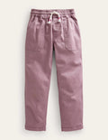 Twill-Hose zum Hineinschlüpfen-Gedecktes Violett