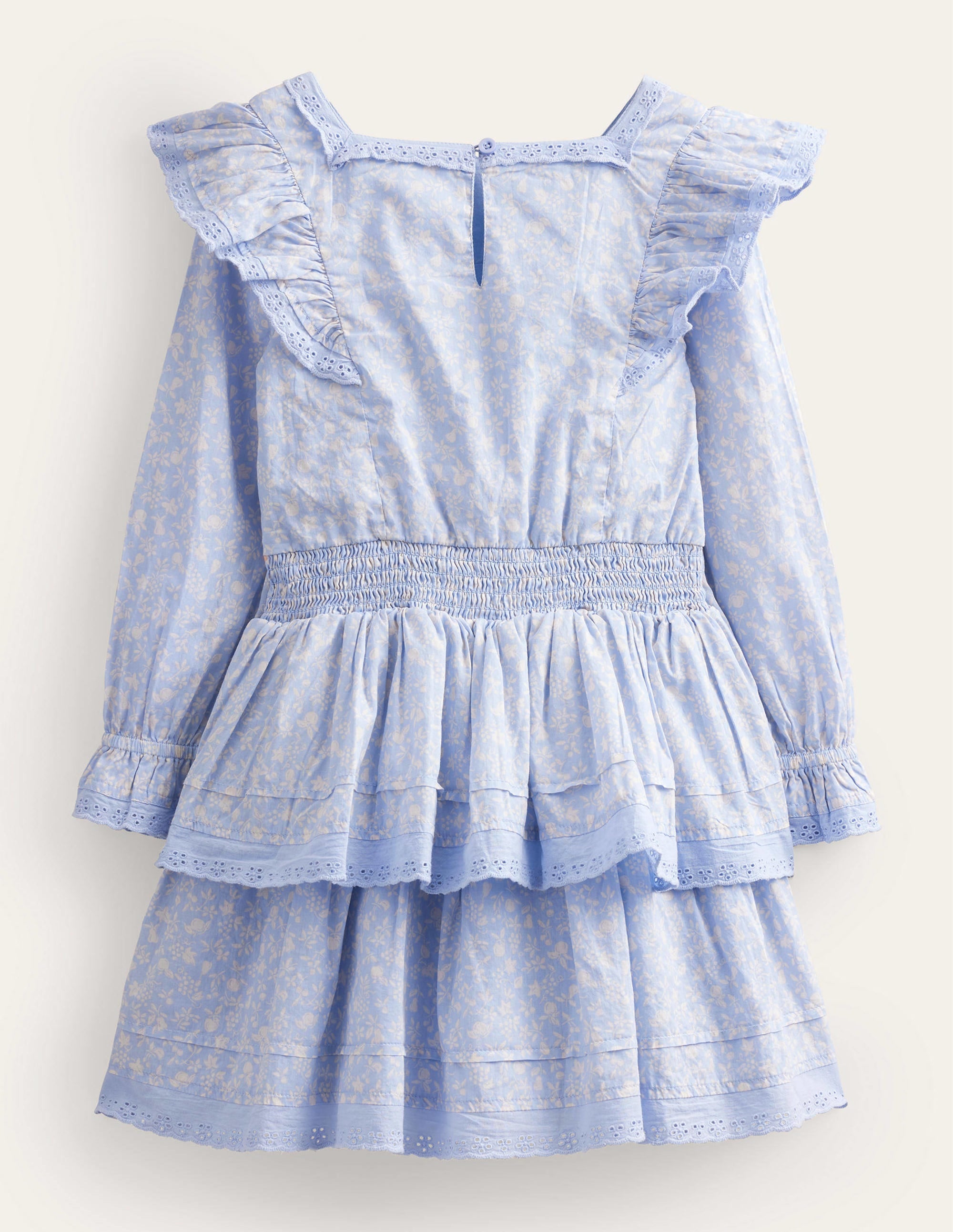 Woven Lace Dress-Brunnera Blue - Image 2