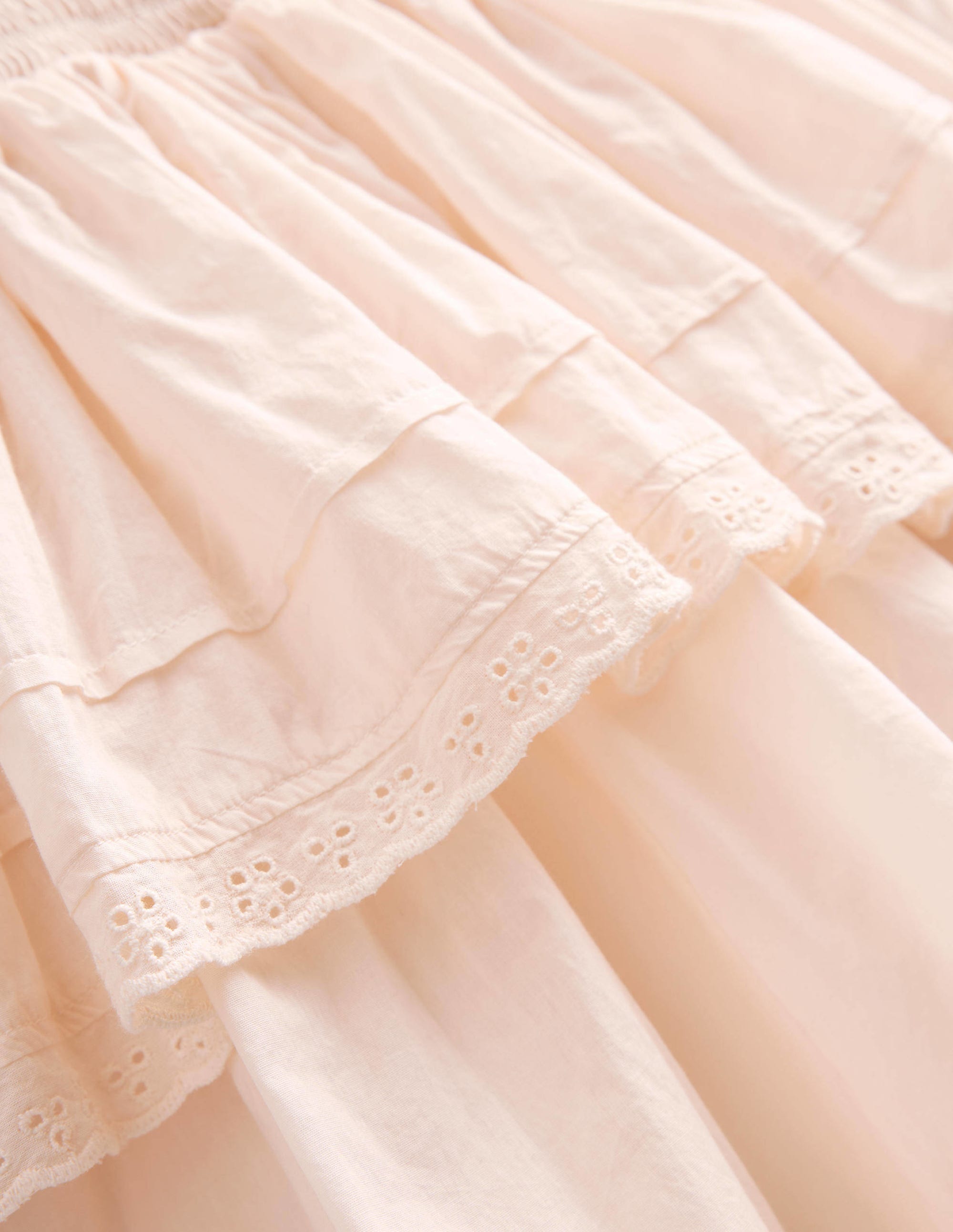 Robe tissée en dentelle-Ivoire - Image 3