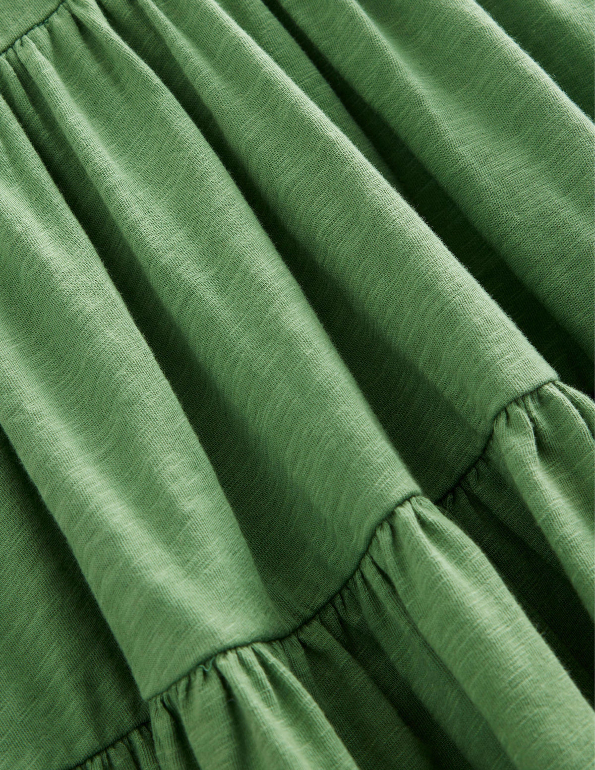 Jerseykleid mit Tellerrock-Safarigrün - Image 3