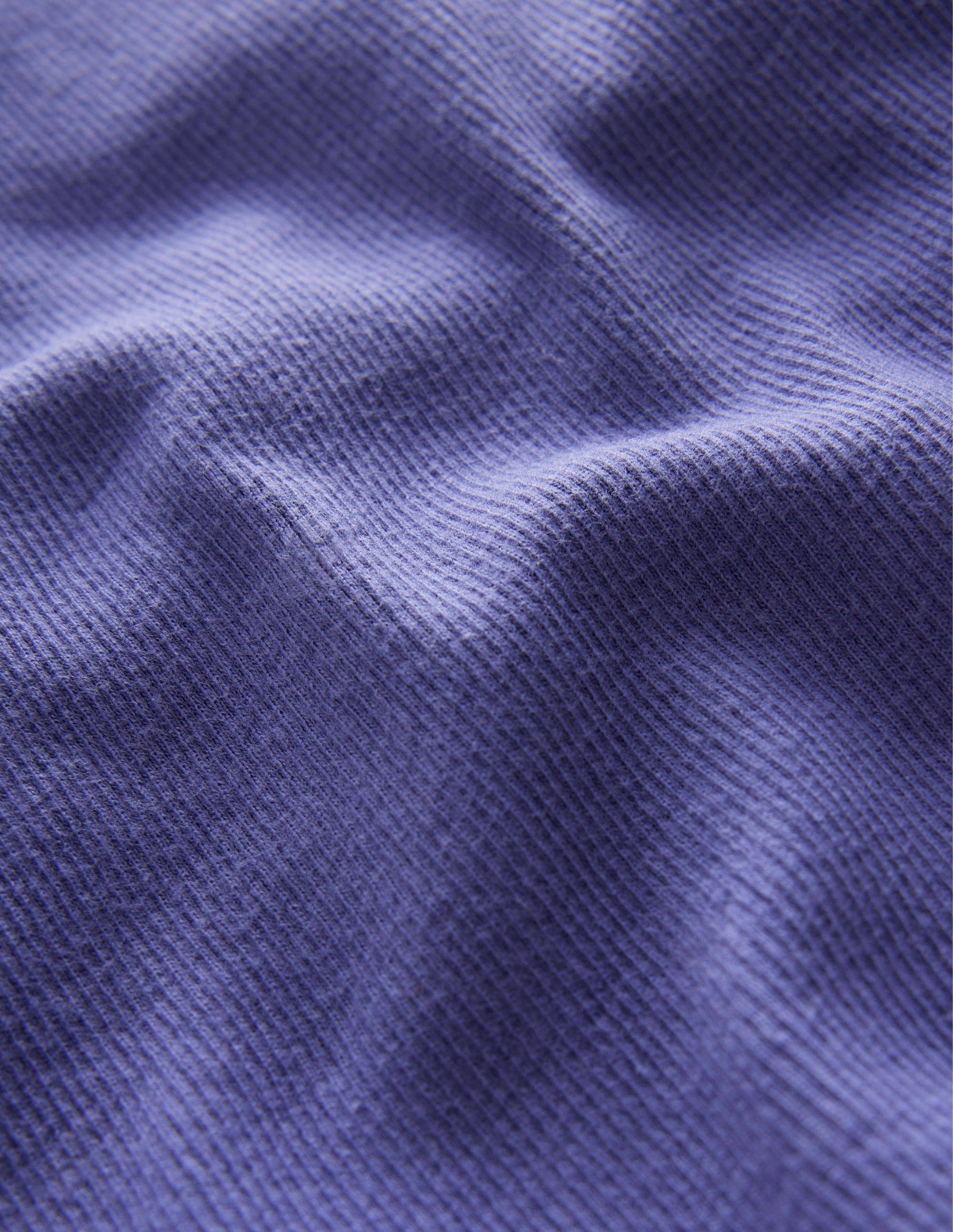 Débardeur côtelé à bordure en dentelle-Bleu tribord tendre - Image 3