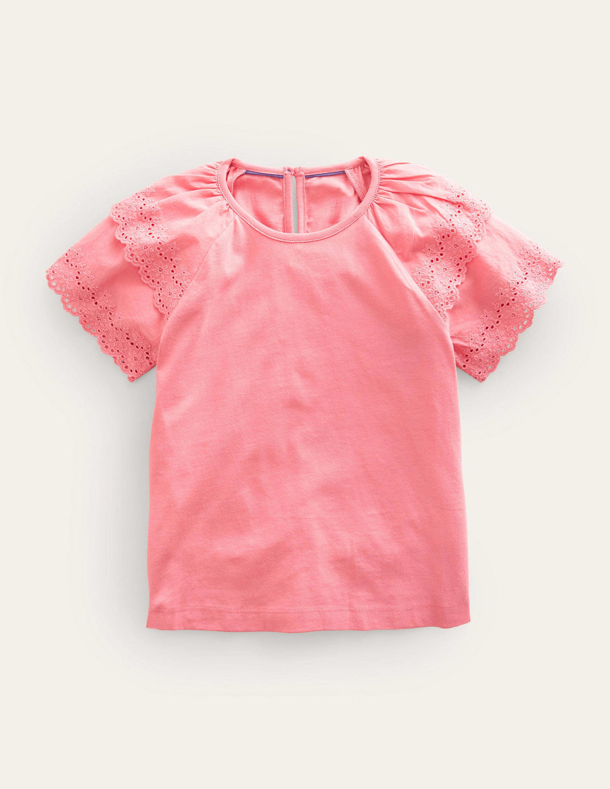 Mix-T-Shirt mit Stickerei-Krabbenrosa - Image 1