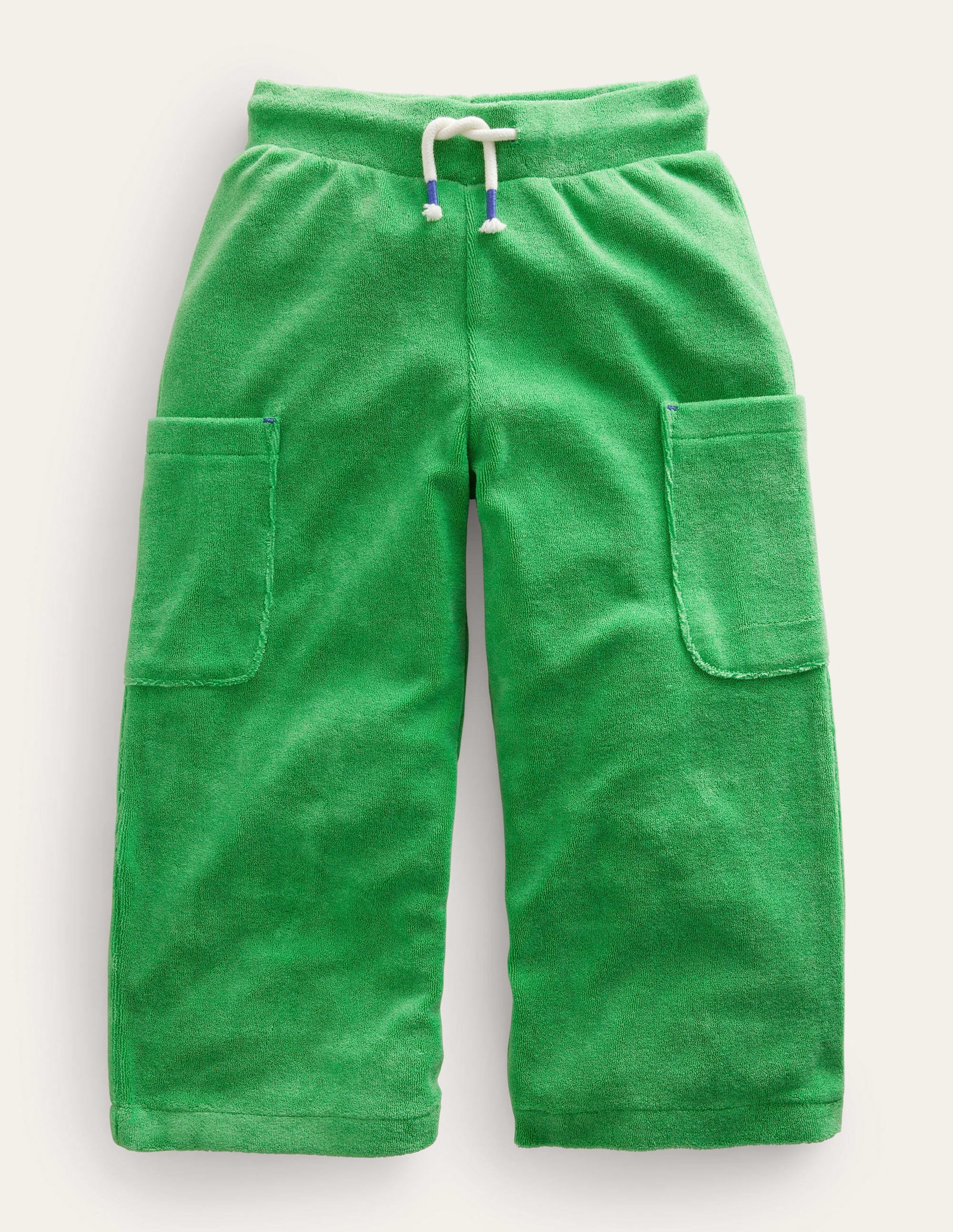 Pantalon cargo en éponge-Vert aloé vera - Image 1
