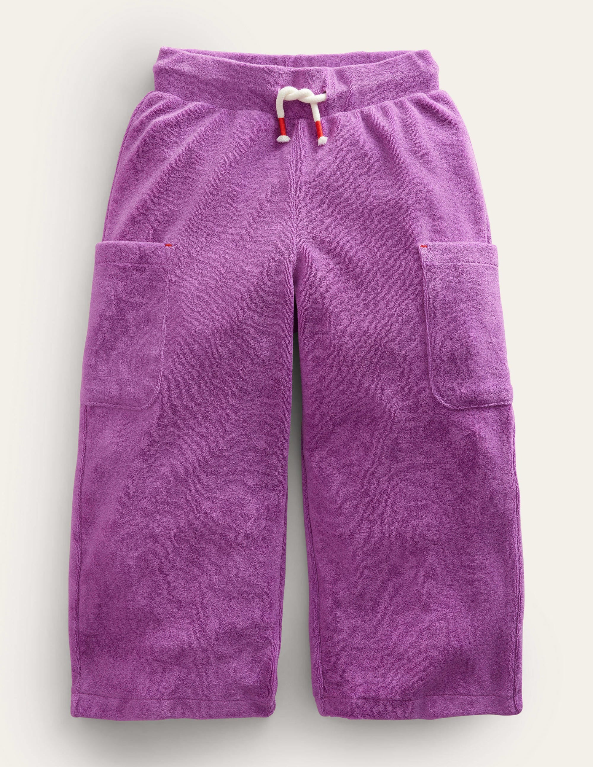 Pantalon cargo en éponge-Violet orchidée éclatante - Image 1