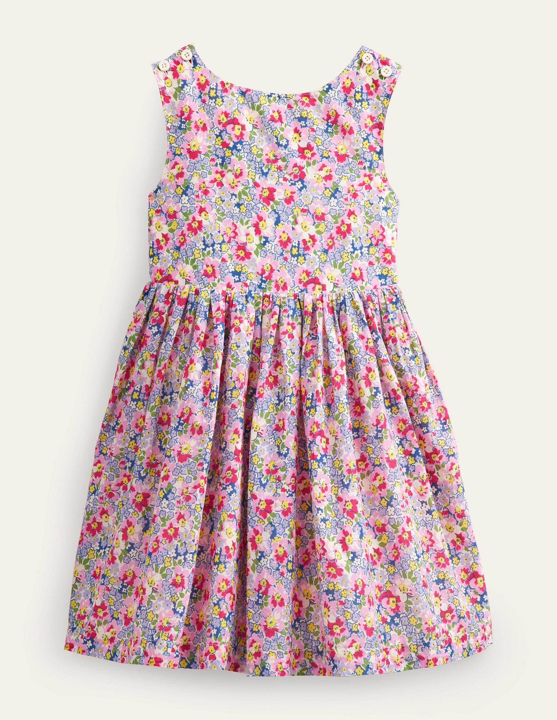 Kleid mit gekreuzten Rückenträgern-Bunt, Potpourri-1
