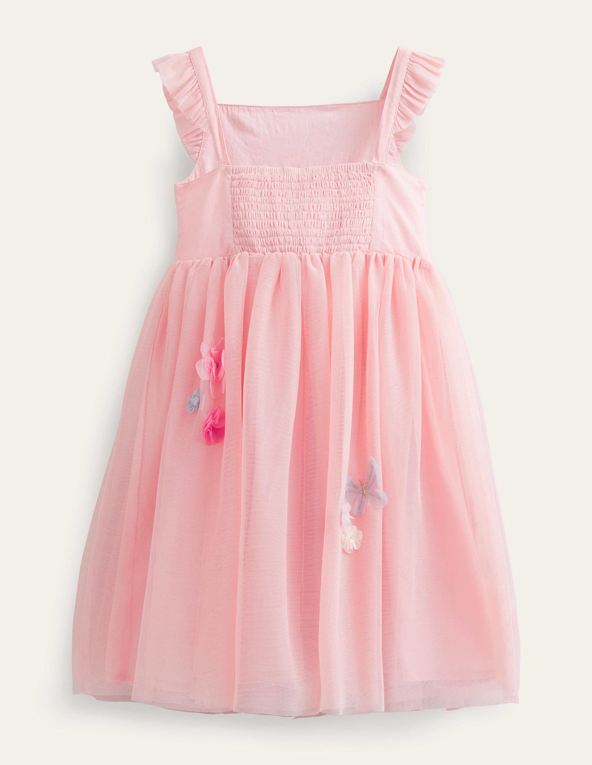 Tüllkleid mit Applikationen-Provence-Altrosa-2